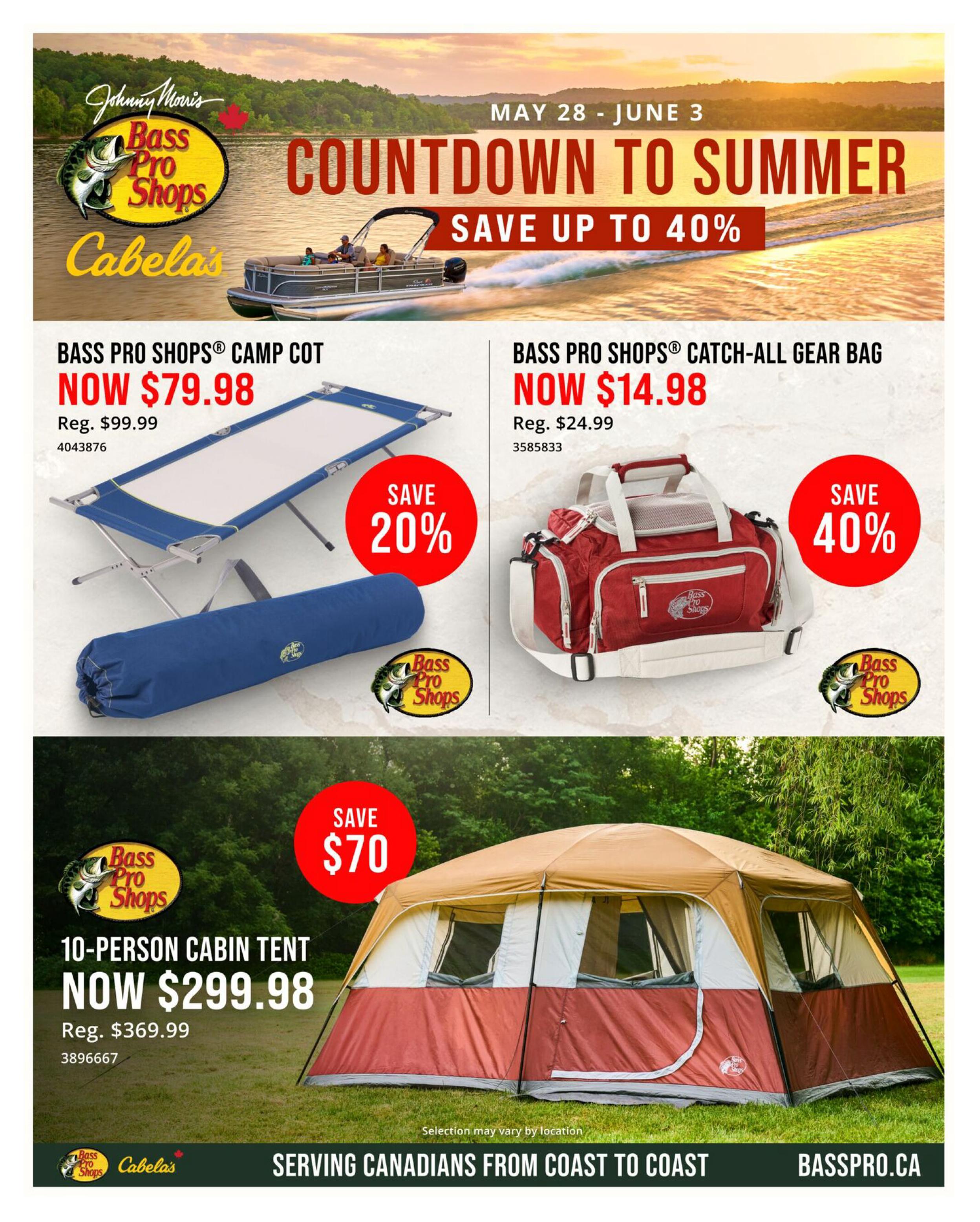 Cabela's - Weekly Flyer Specials - Valid from May 28 to June 3, 2026 - Page 1