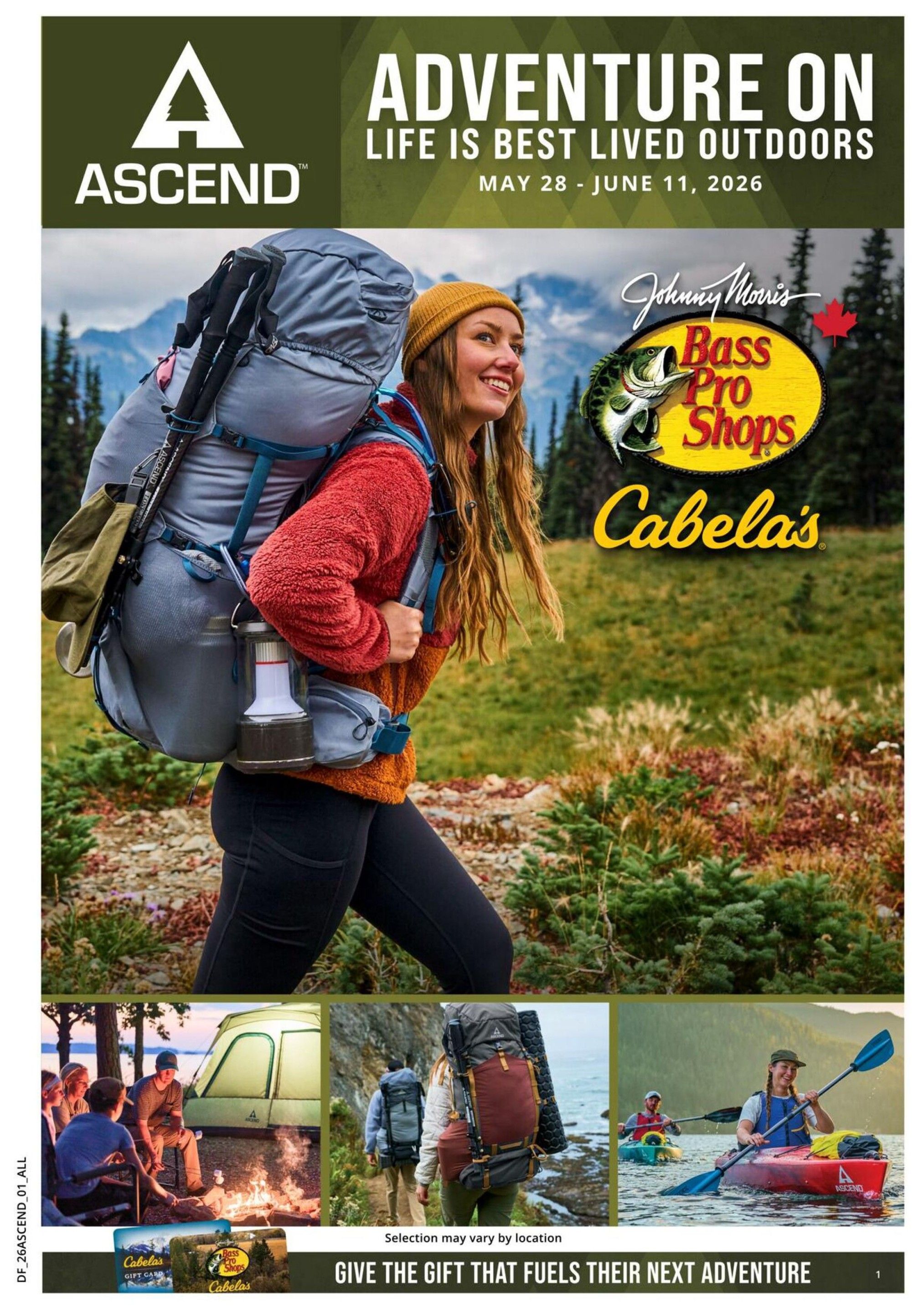 Cabela's - Ascend Brand Flyer - Valid from May 28 to June 11, 2026 - Page 1