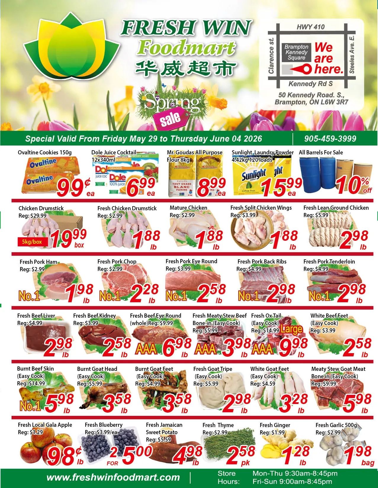 Fresh Win Foodmart - Weekly Flyer Specials - Valid from May 29 to June 4, 2026 - Page 1