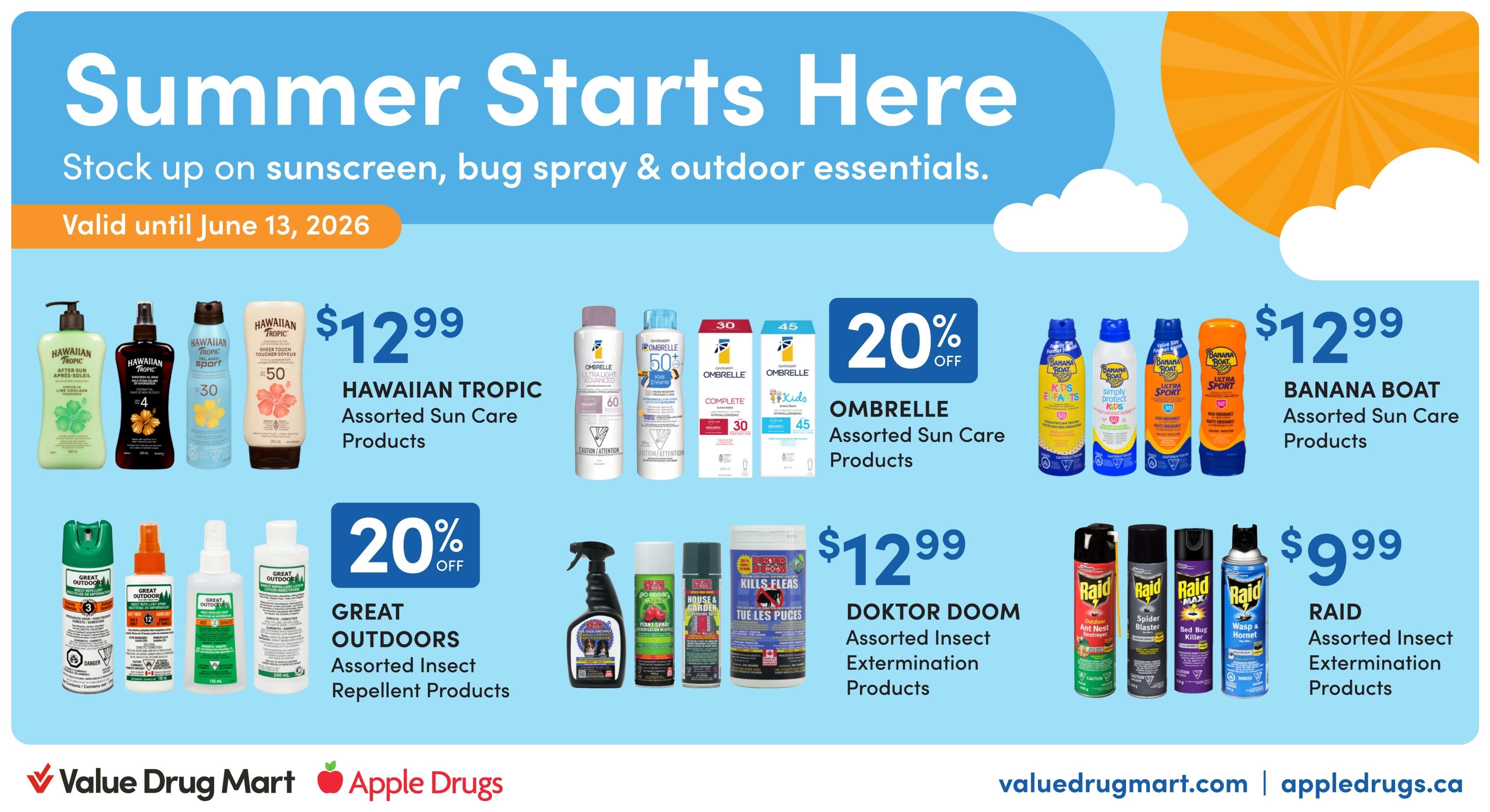Value Drug Mart flyer specials page 2. Features ZONNIC Nicotine Pouches for Nicotine Replacement Therapy. The page highlights that quitting smoking is hard and ZONNIC can help, advising customers to ask their pharmacist. It includes a warning that the product contains nicotine, is highly addictive, and is only for adults trying to quit smoking. An image shows a container of ZONNIC Mint Nicotine Pouches, with 24 pouches inside. The validity dates for the flyer are May 31 - June 13, 2026.