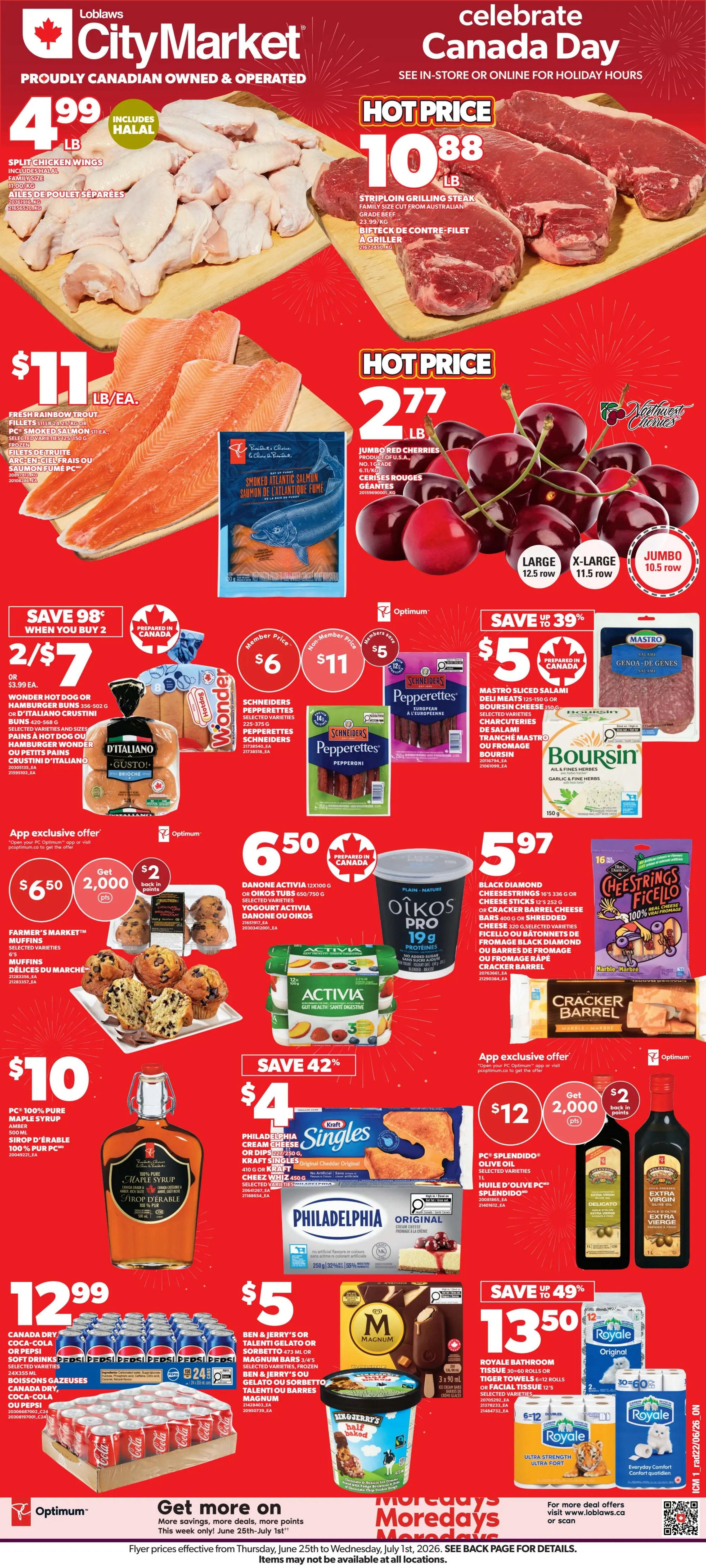 Loblaws - City Market - Weekly Flyer Specials - Valid from June 25 to July 1, 2026 - Page 1