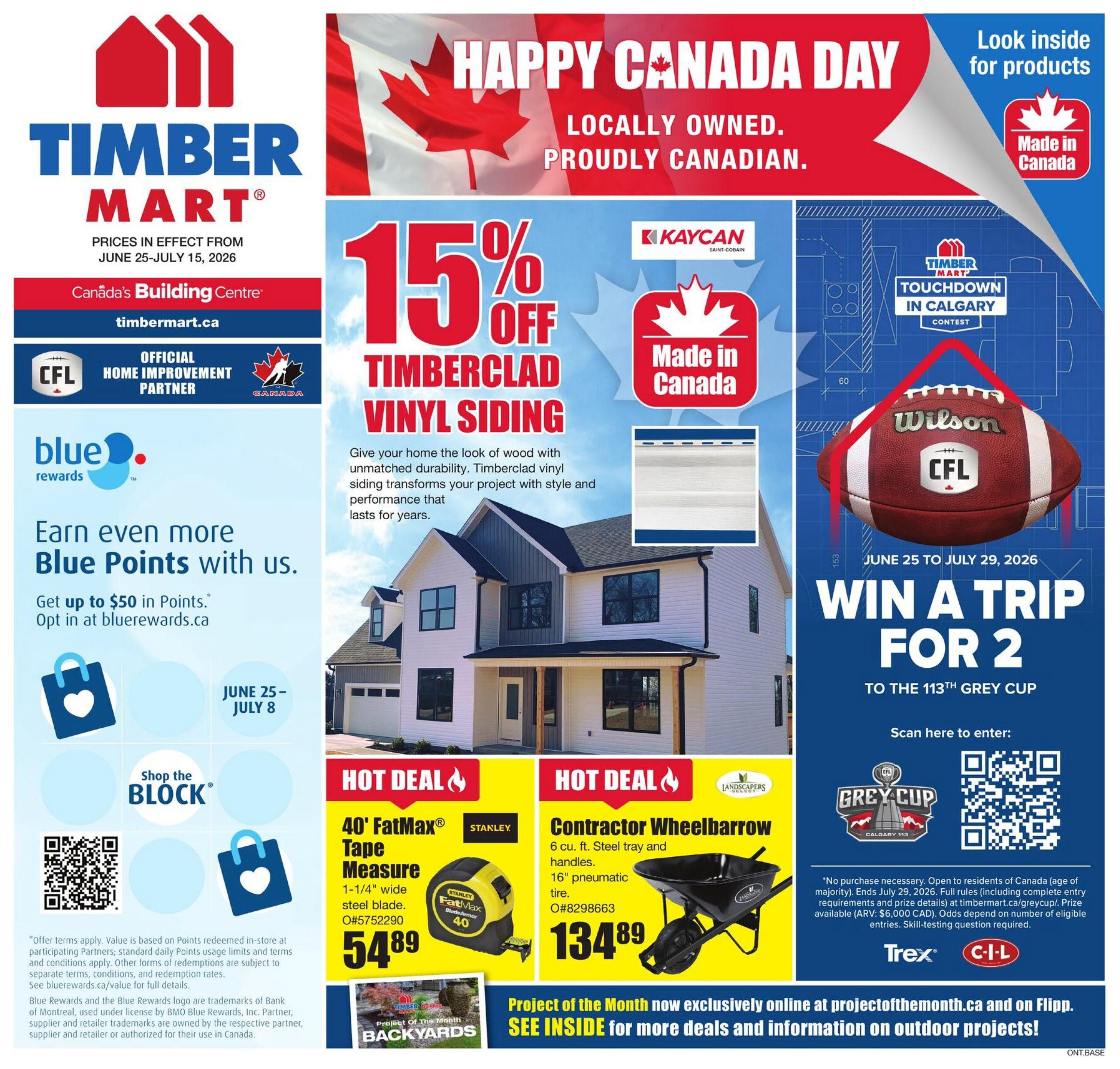 Timber Mart - Flyer Specials - Valid from June 25 to July 15, 2026 - Page 1