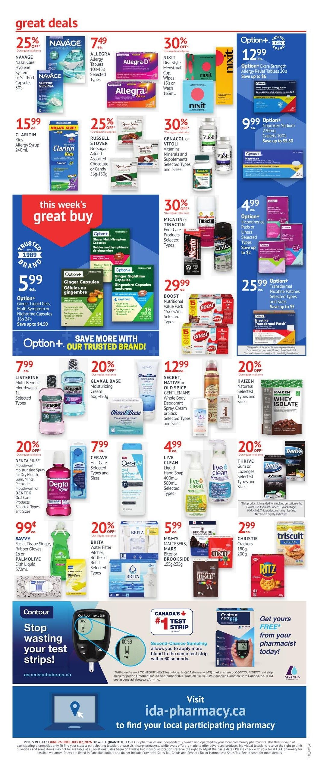 I.D.A. Pharmacy - Weekly Flyer Specials - Valid from June 26 to July 2, 2026 - Page 4