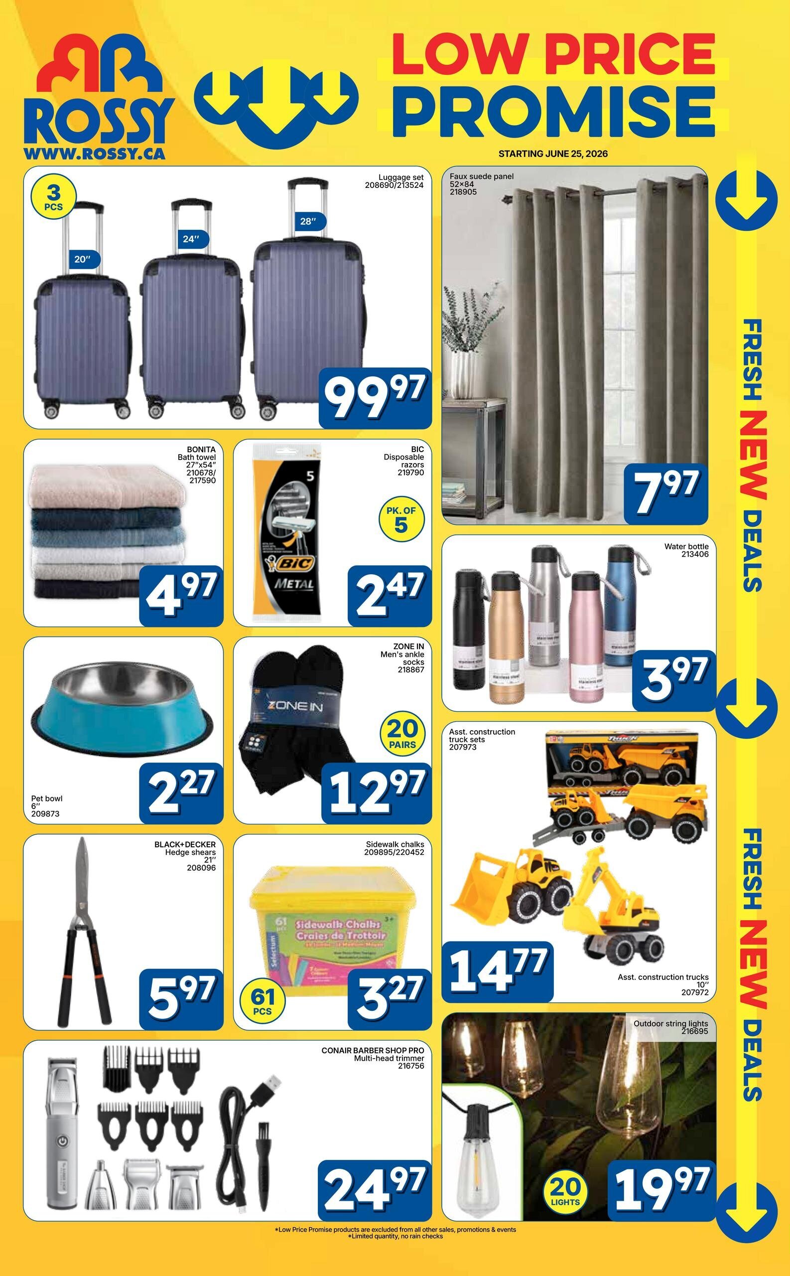 Rossy - Low Price Promise - Valid from June 25 to July 30, 2026 - Page 1