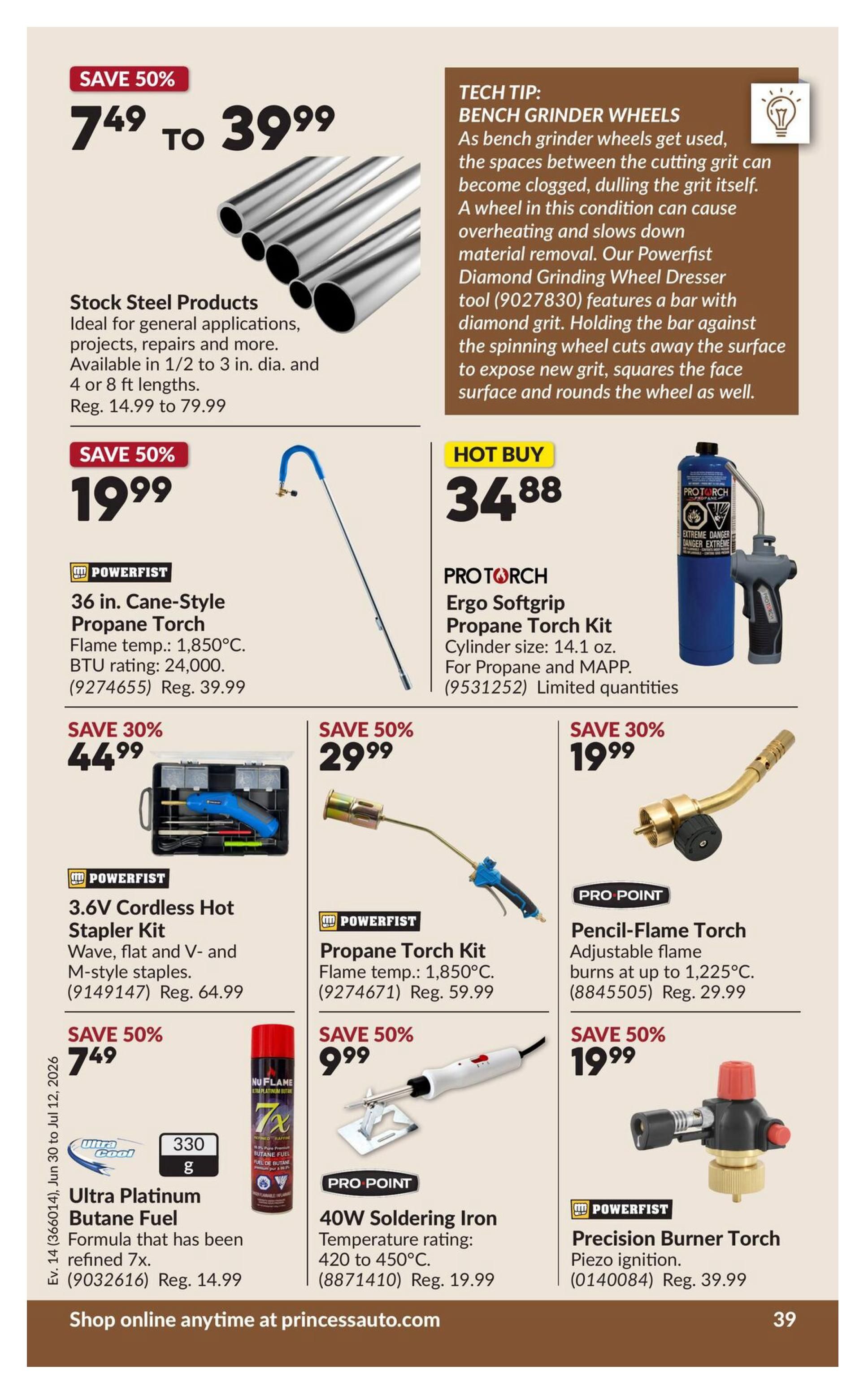 Princess Auto - Flyer Specials - Valid from June 30 to July 12, 2026 - Page 44