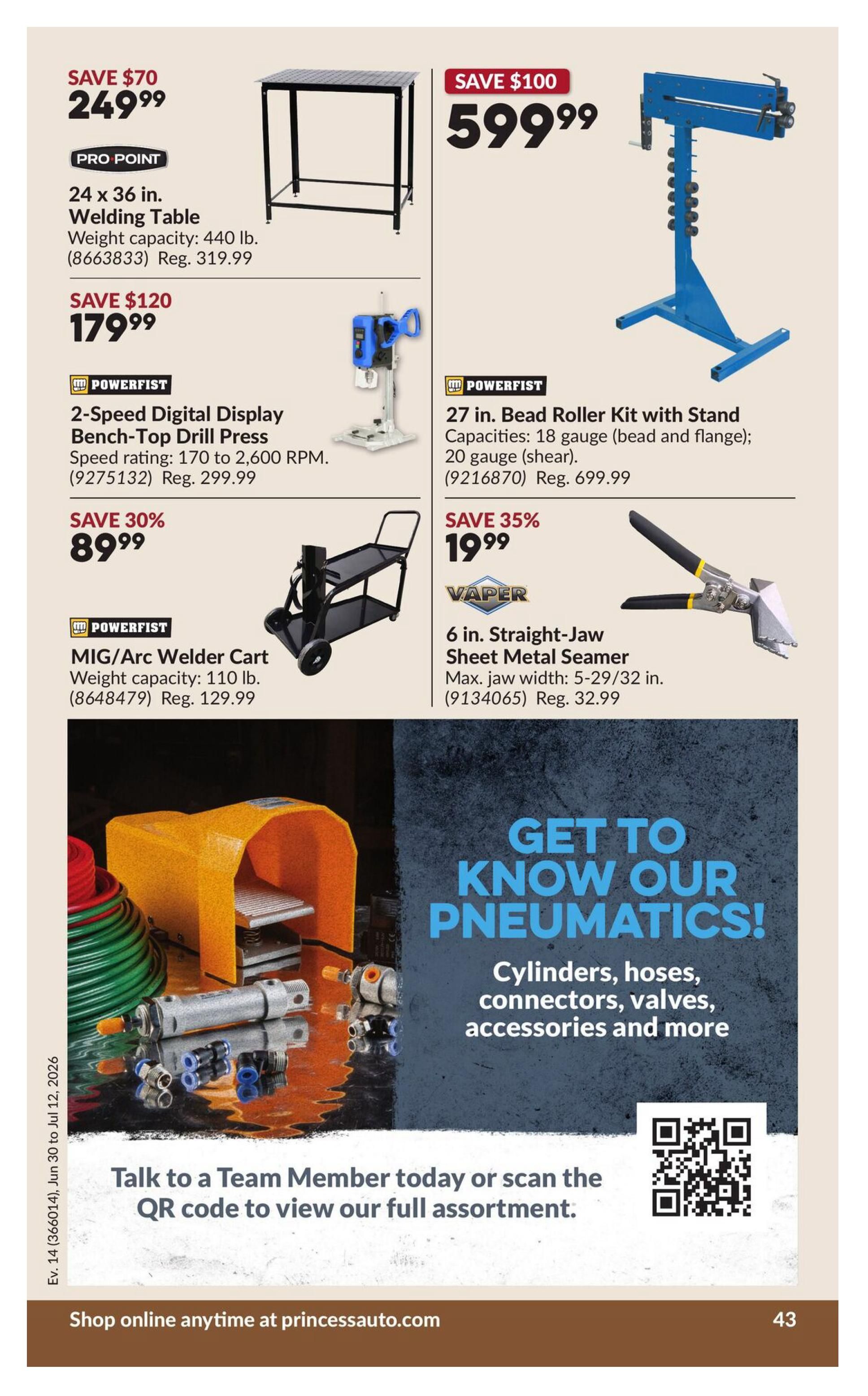 Princess Auto - Flyer Specials - Valid from June 30 to July 12, 2026 - Page 48