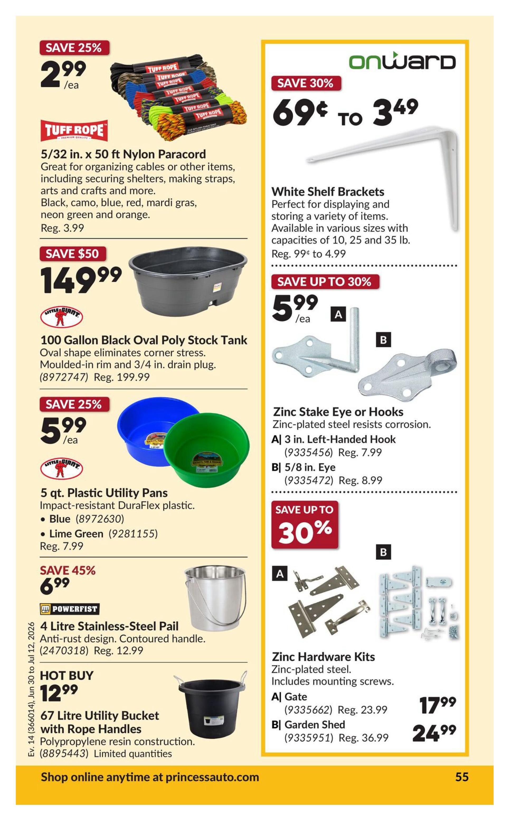 Princess Auto - Flyer Specials - Valid from June 30 to July 12, 2026 - Page 60