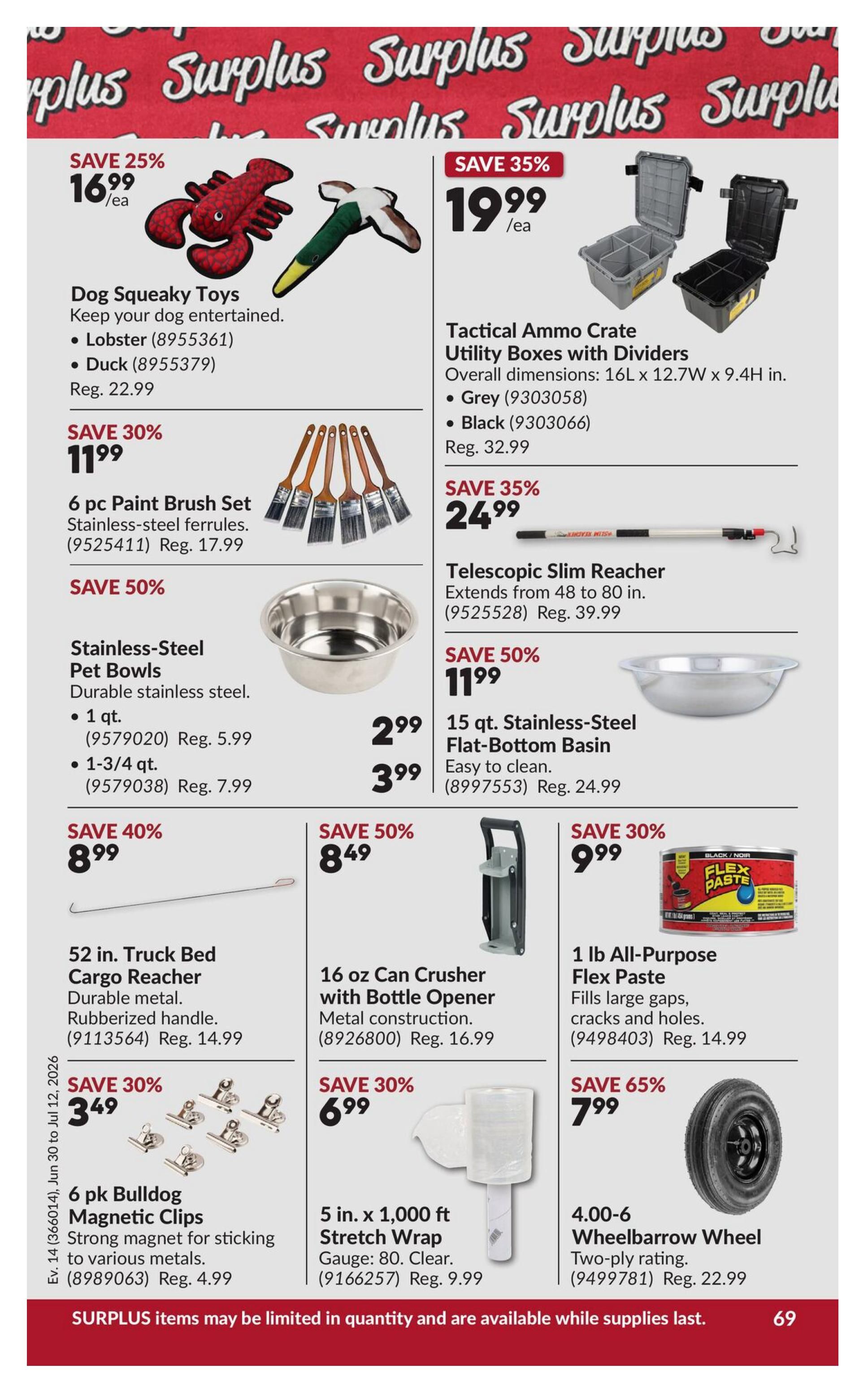 Princess Auto - Flyer Specials - Valid from June 30 to July 12, 2026 - Page 74