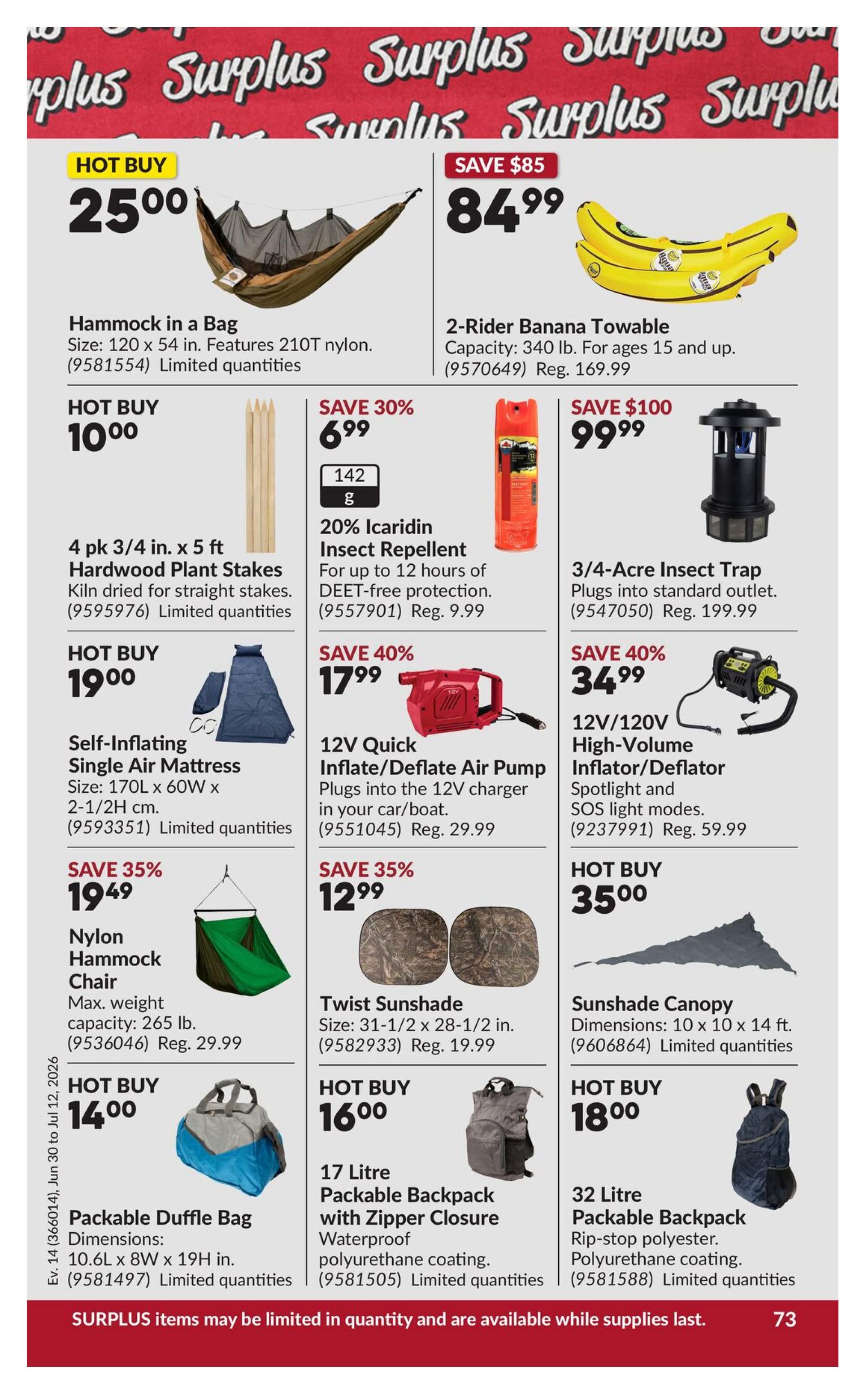 Princess Auto - Flyer Specials - Valid from June 30 to July 12, 2026 - Page 78