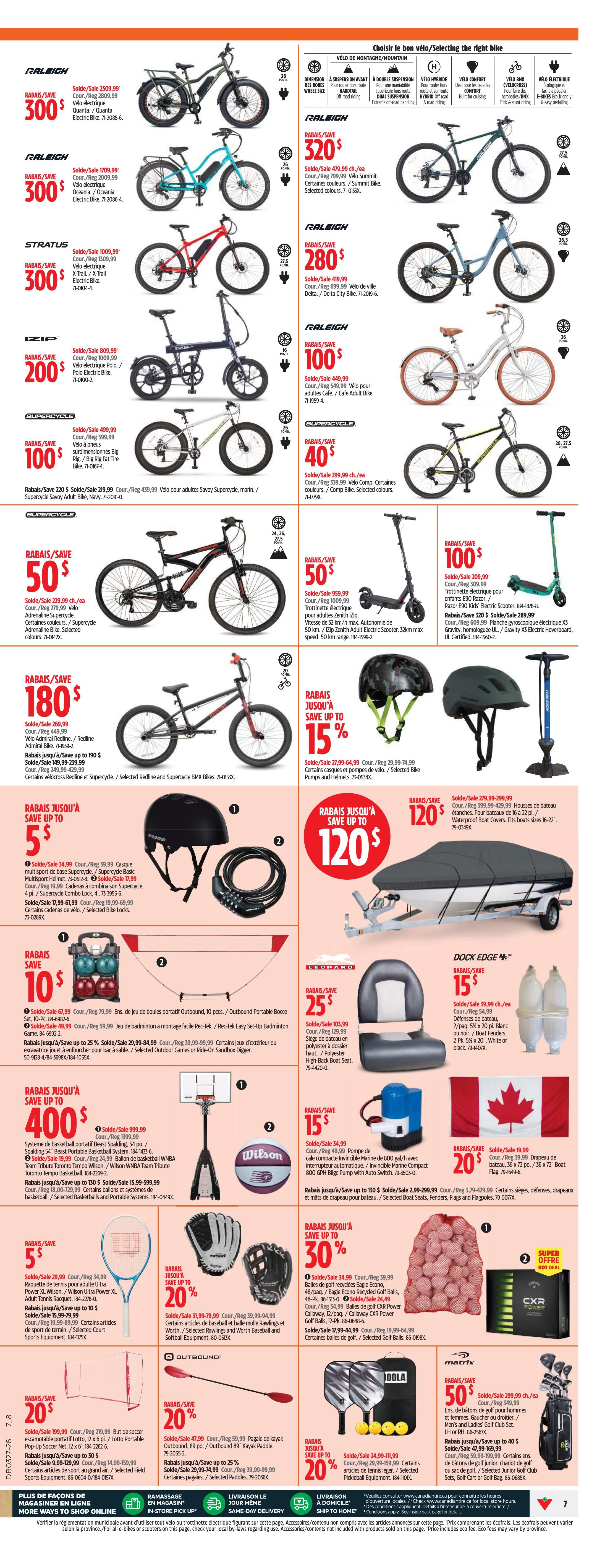 Canadian Tire - Quebec - Weekly Flyer Specials - Valid from July 2 to 8, 2026 - Page 7