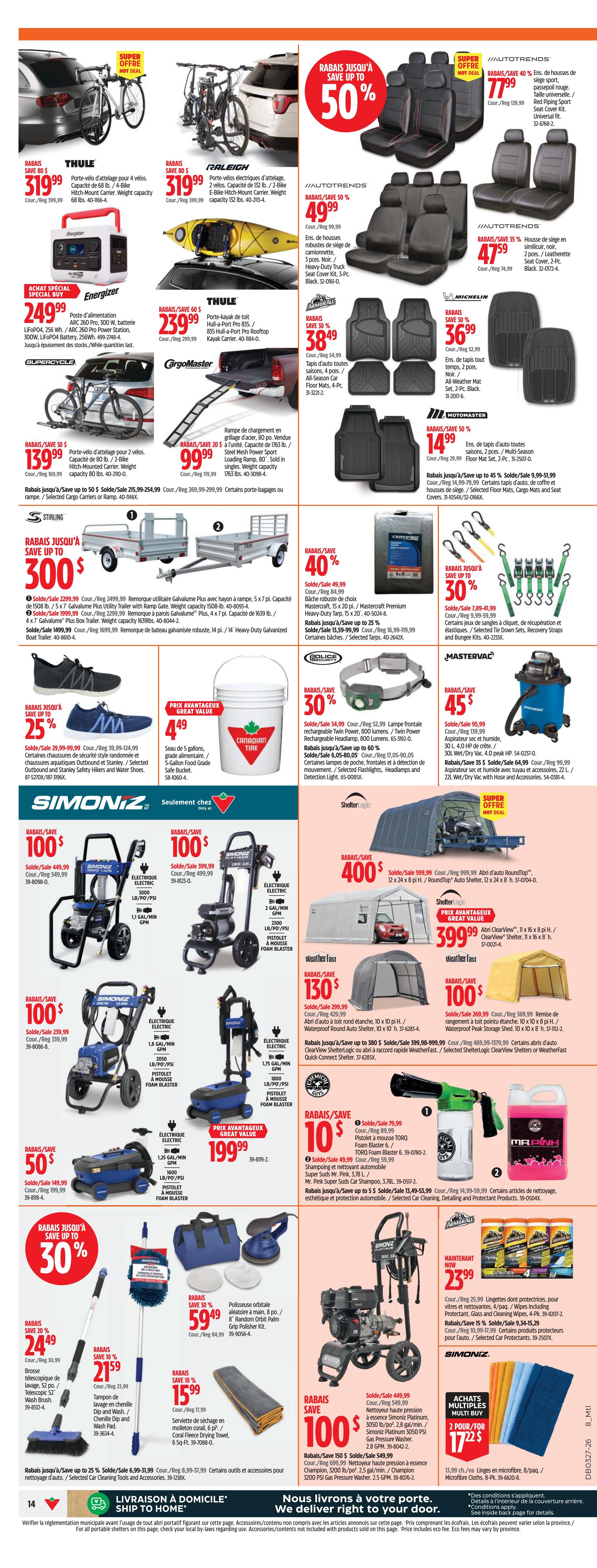 Canadian Tire - Quebec - Weekly Flyer Specials - Valid from July 2 to 8, 2026 - Page 14