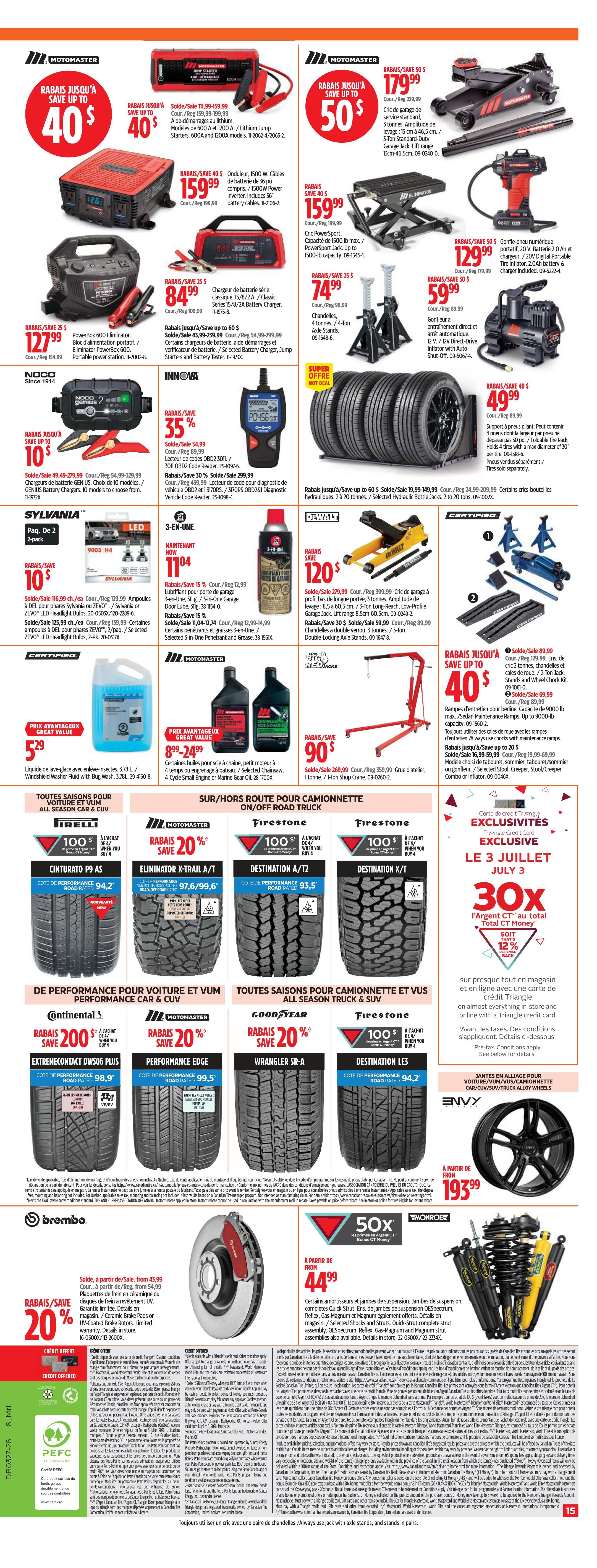 Canadian Tire - Quebec - Weekly Flyer Specials - Valid from July 2 to 8, 2026 - Page 15