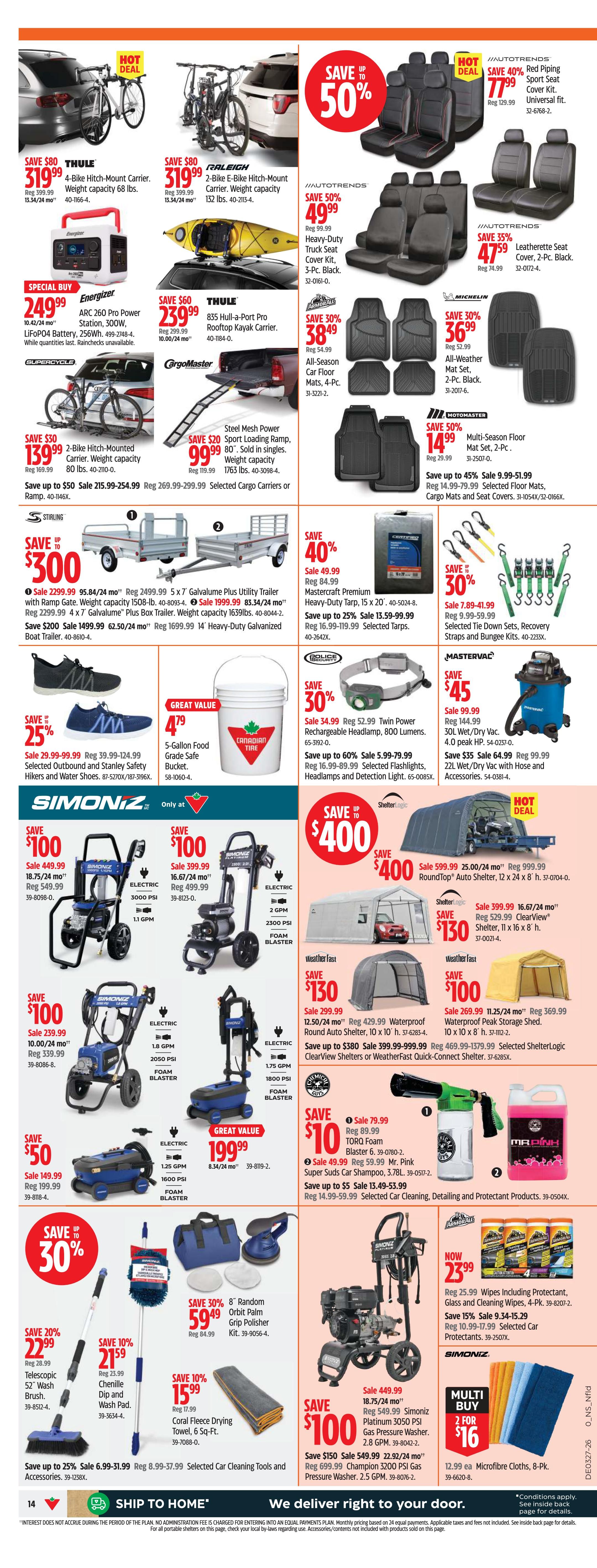 Canadian Tire - Atlantic Canada - Weekly Flyer Specials - Valid from July 2 to 8, 2026 - Page 14