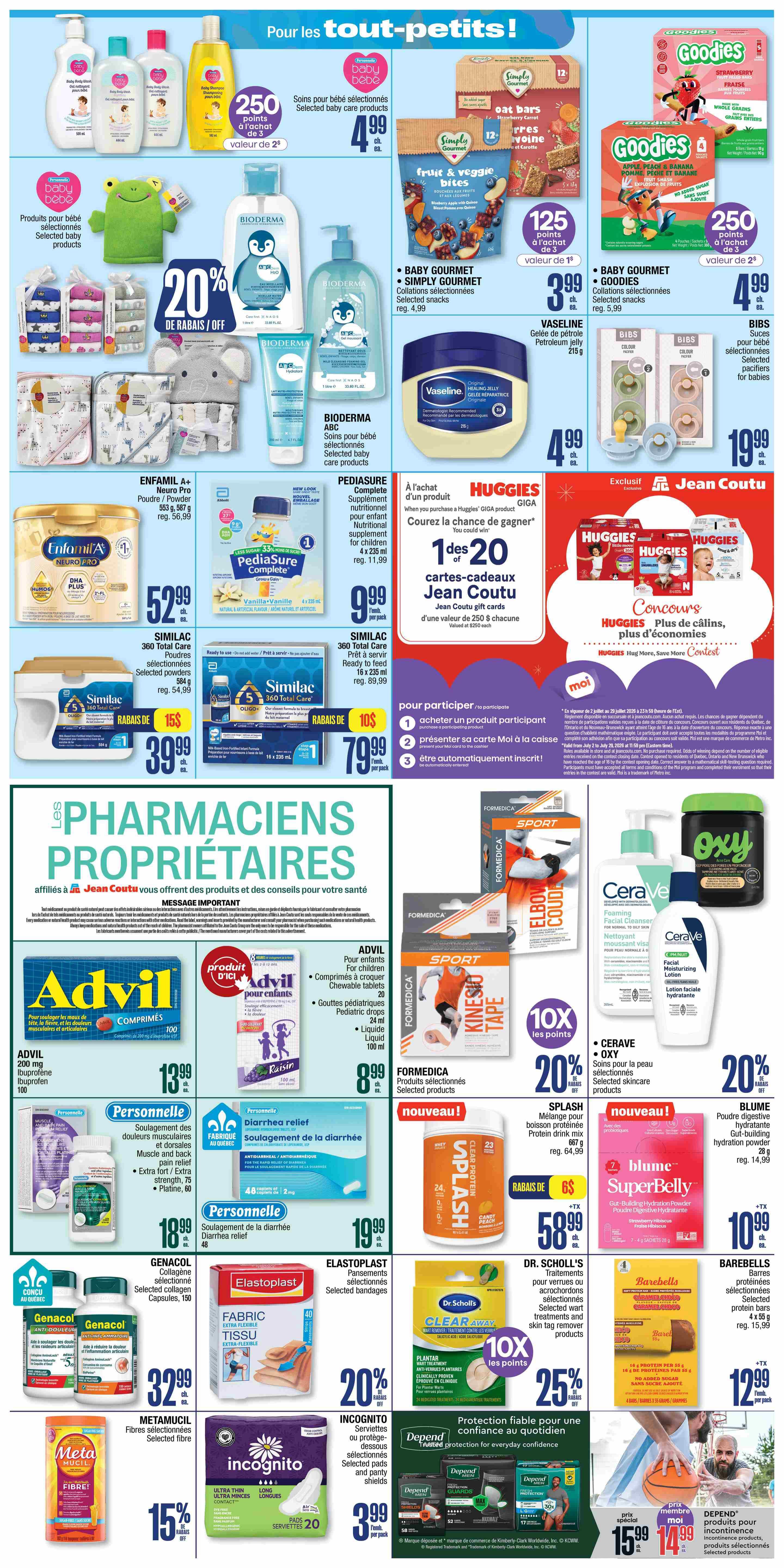 Jean Coutu - Quebec - Weekly Flyer Specials - Valid from July 2 to 8, 2026 - Page 7