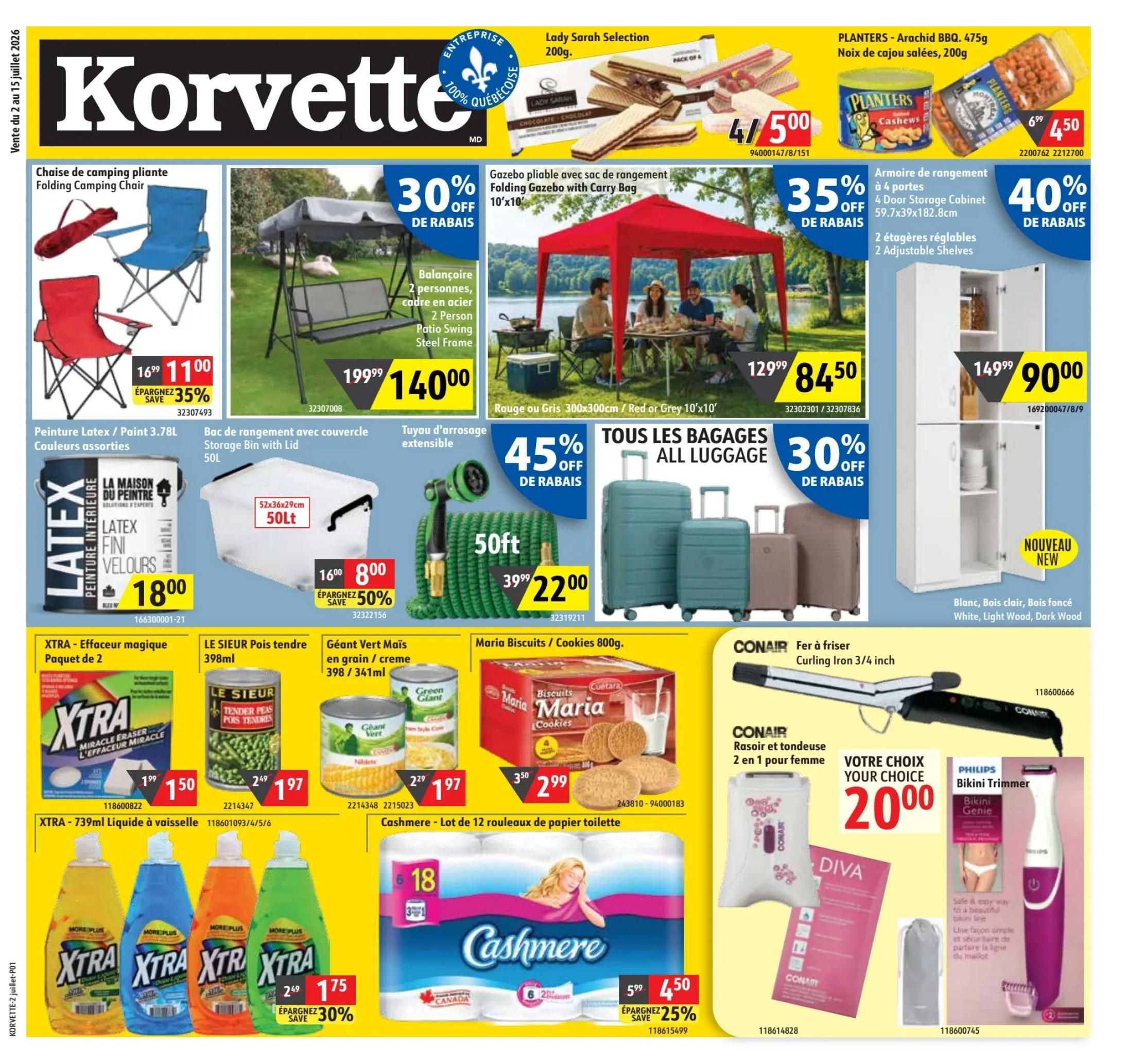 Korvette - Flyer Specials - Valid from July 2 to 15, 2026 - Page 1