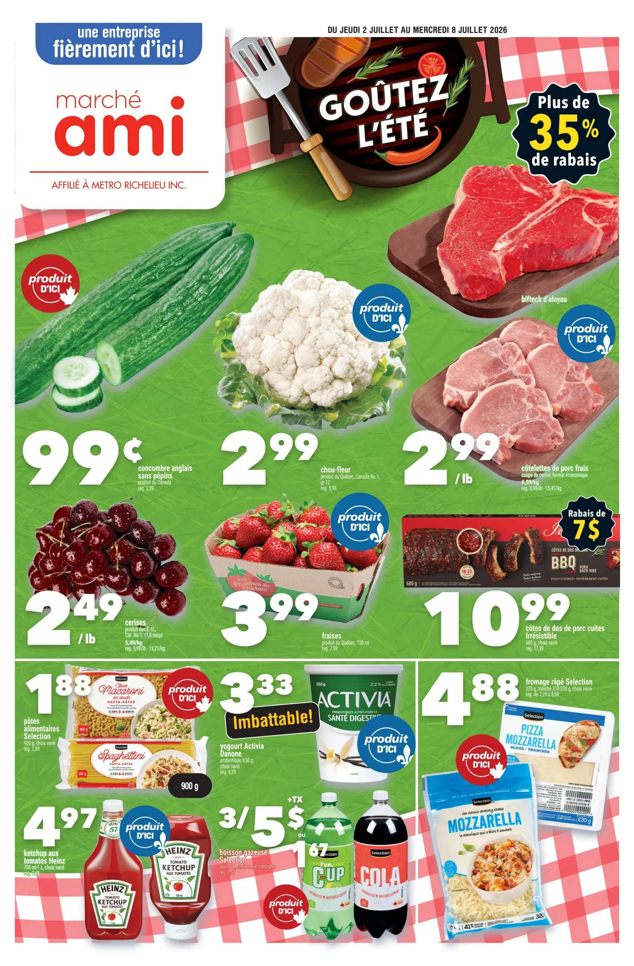 Marché Ami - Weekly Flyer Specials - Valid from July 2 to 8, 2026 - Page 1