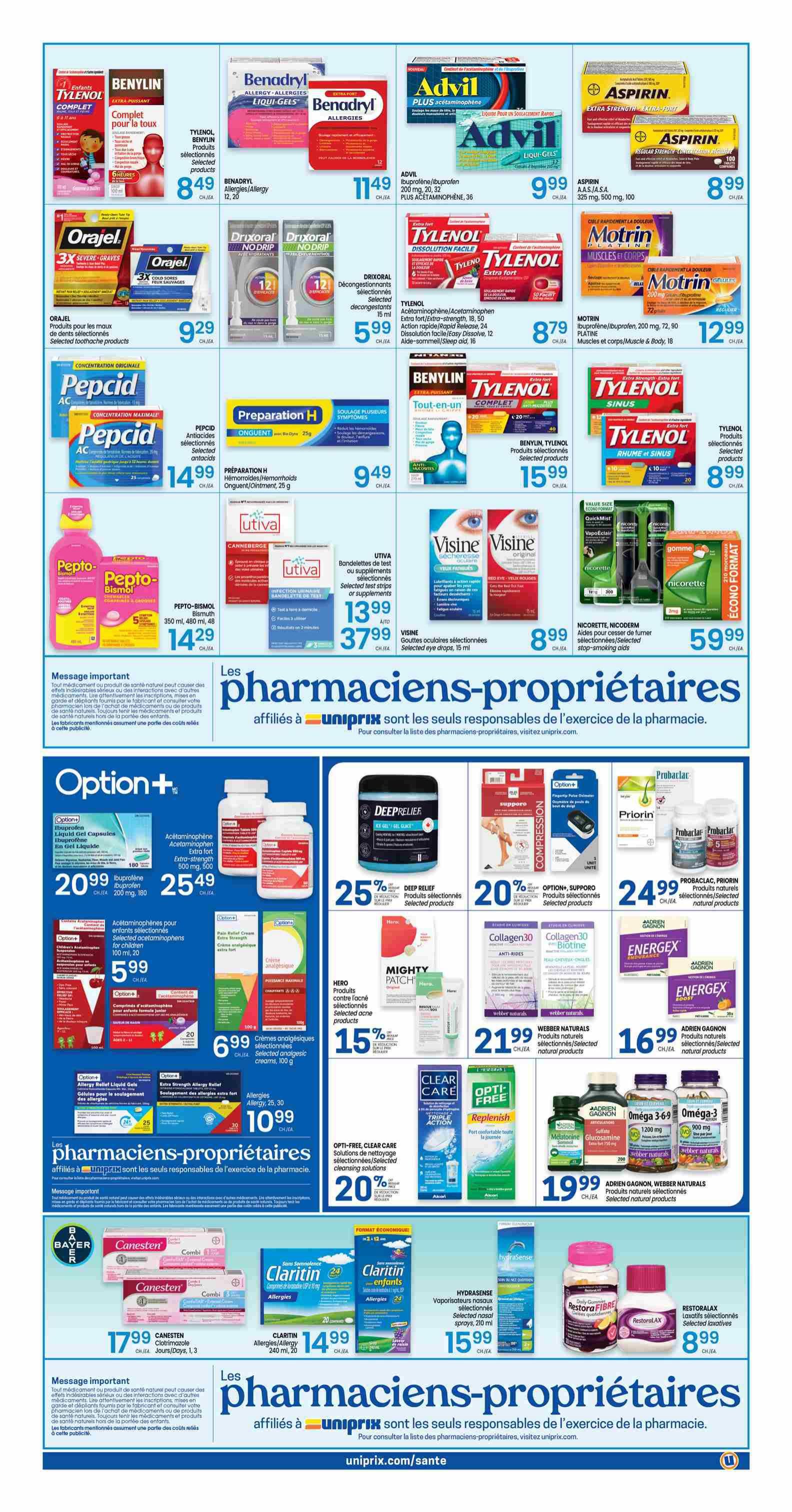 Uniprix - Weekly Flyer Specials - Valid from July 2 to 8, 2026 - Page 3