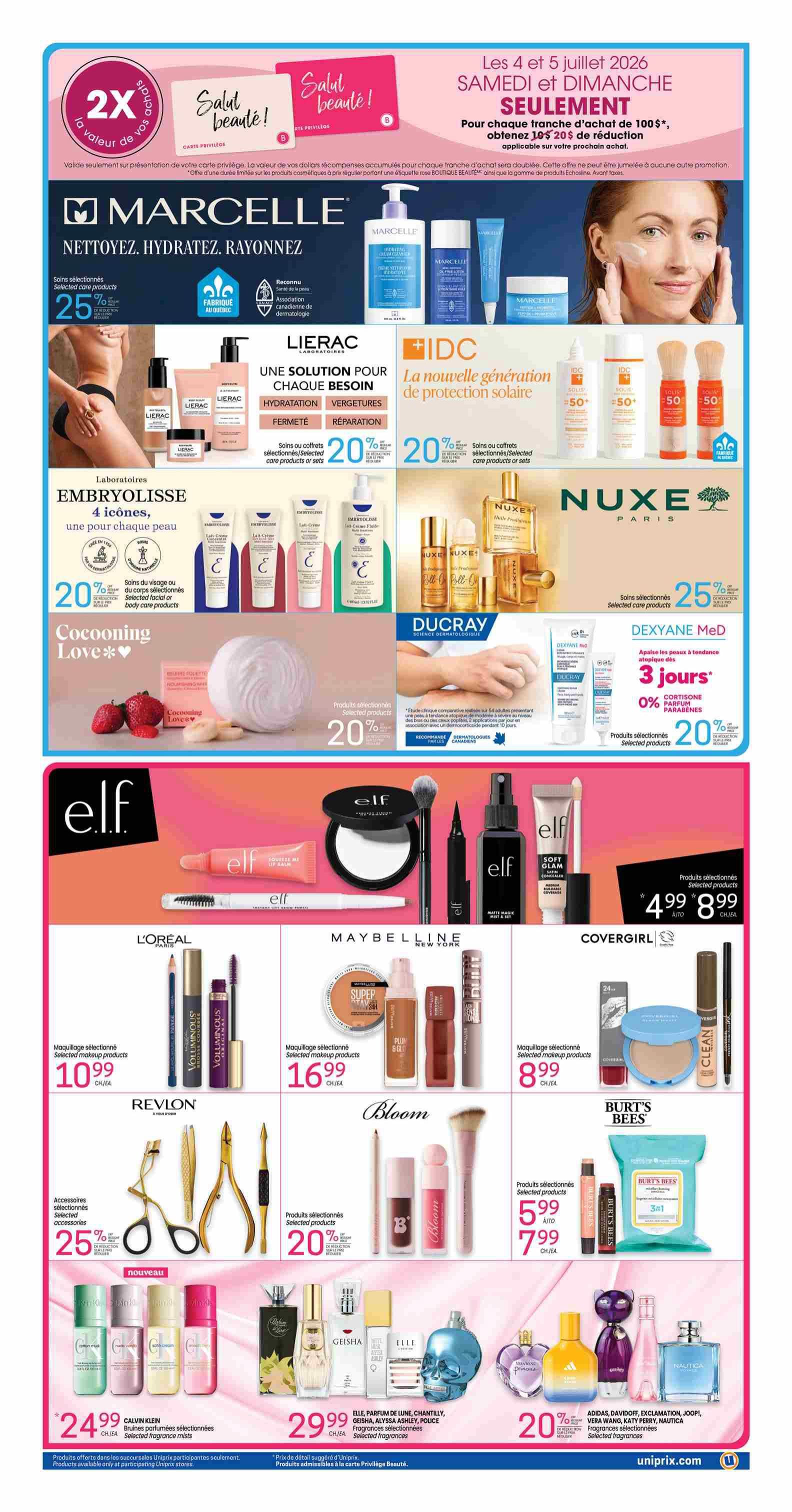 Uniprix - Weekly Flyer Specials - Valid from July 2 to 8, 2026 - Page 4