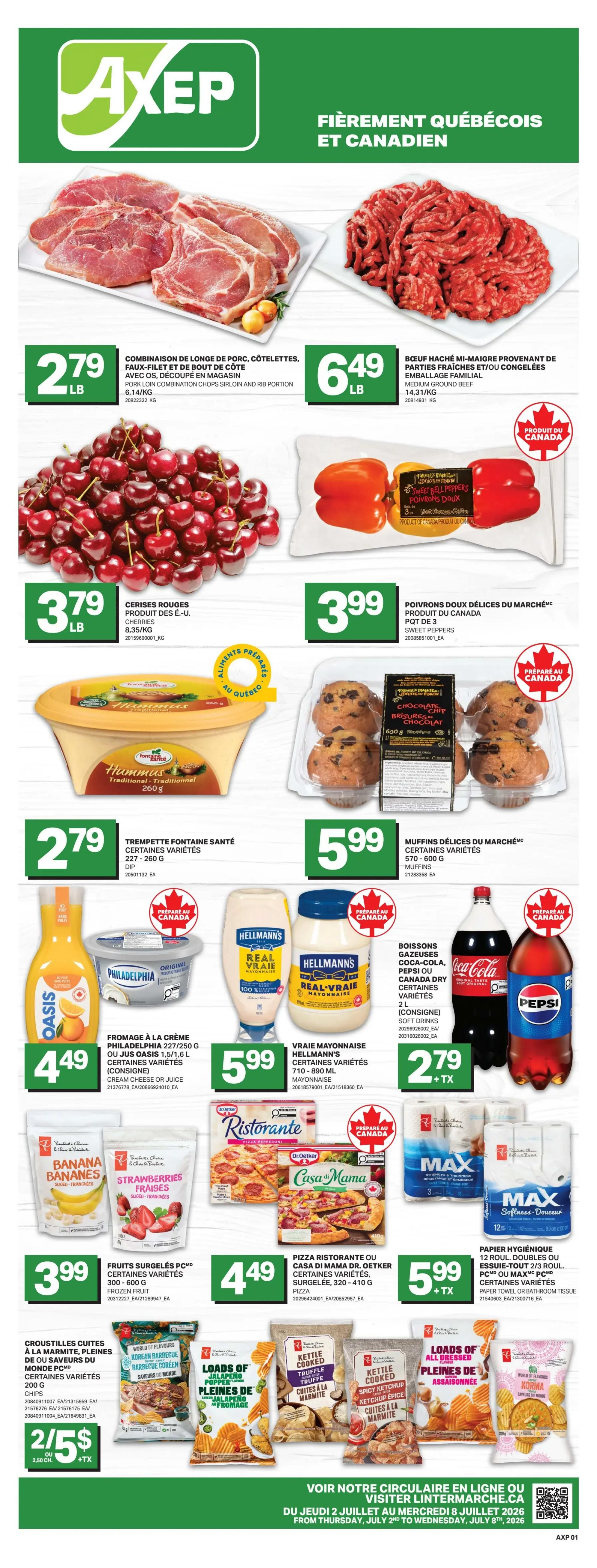 Axep - Weekly Flyer Specials - Valid from July 2 to 8, 2026 - Page 1