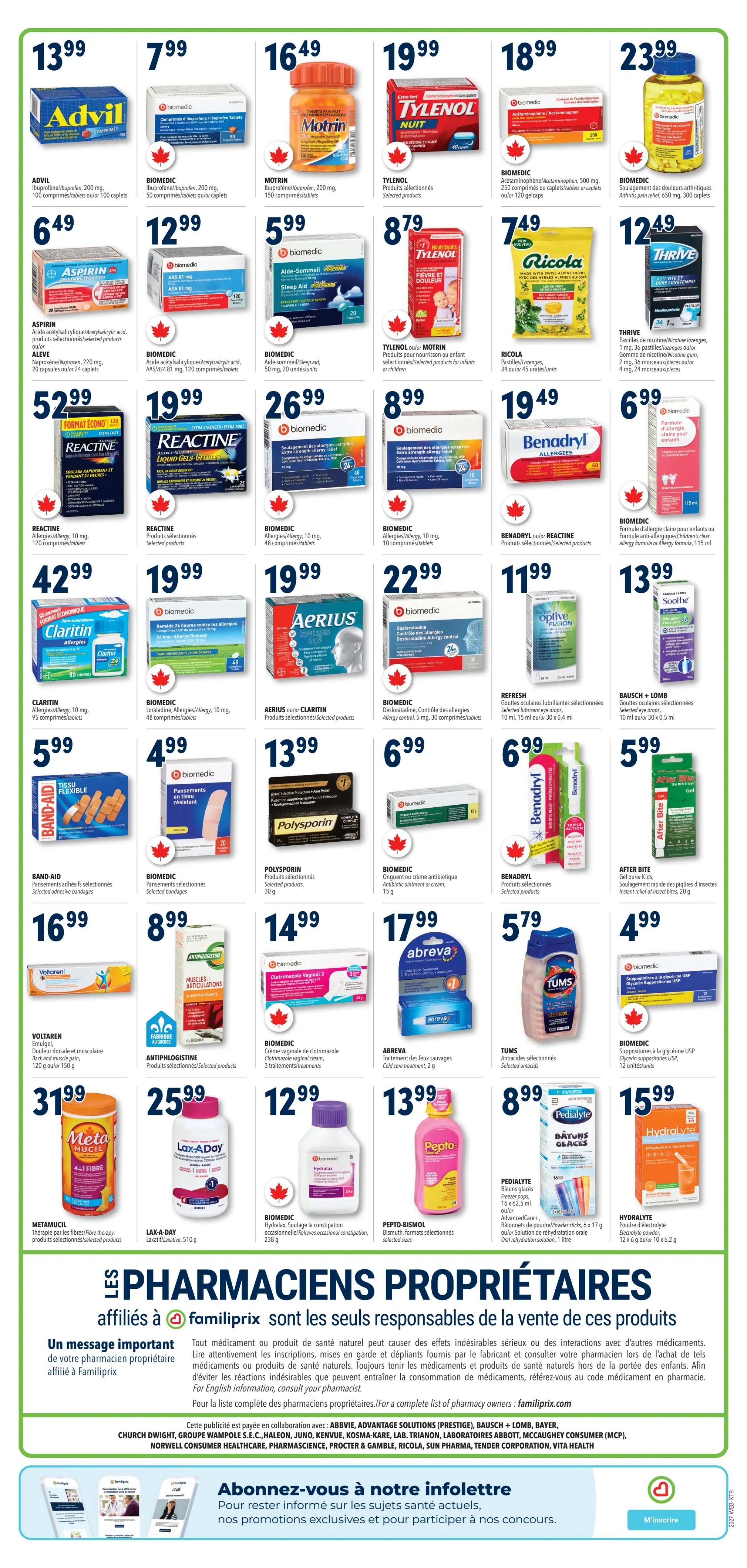 Familiprix - Weekly Flyer Specials - Valid from July 2 to 8, 2026 - Page 3