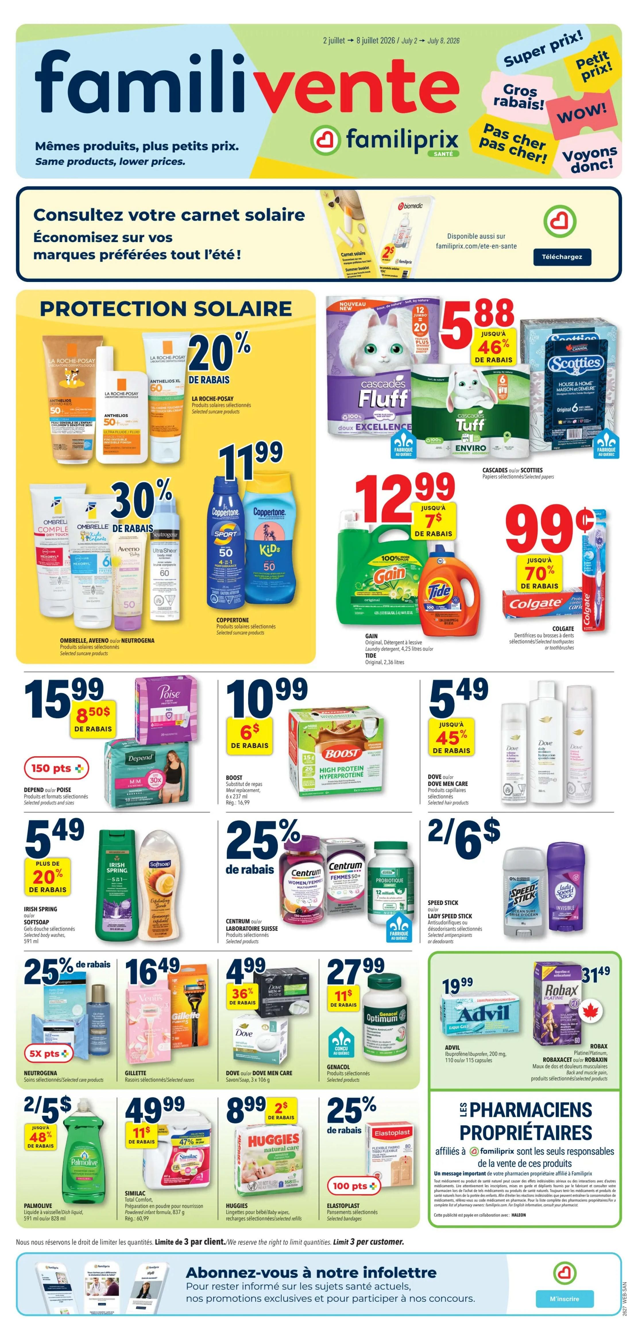 Familiprix - Health - Valid from July 2 to 8, 2026 - Page 1