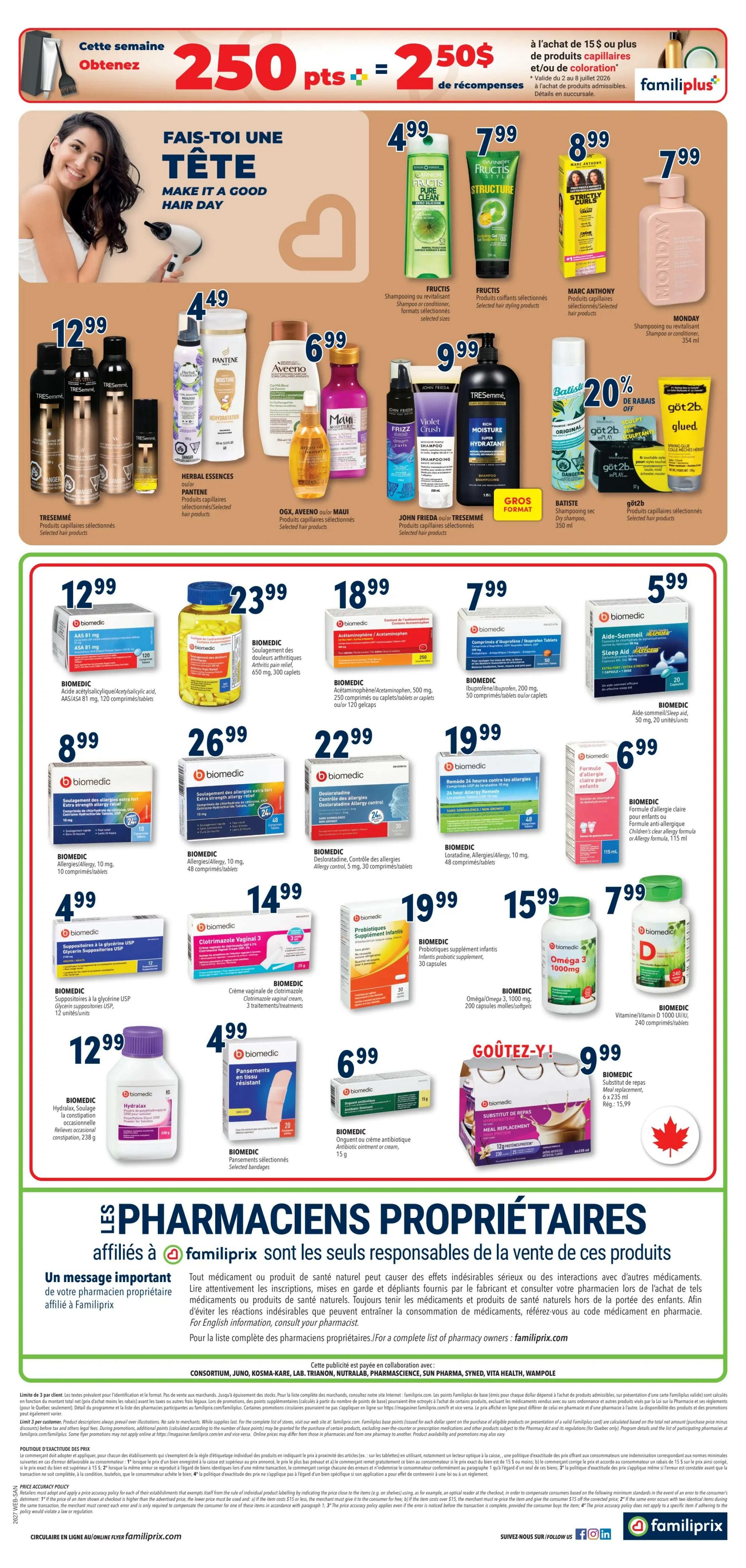 Familiprix - Health - Valid from July 2 to 8, 2026 - Page 3