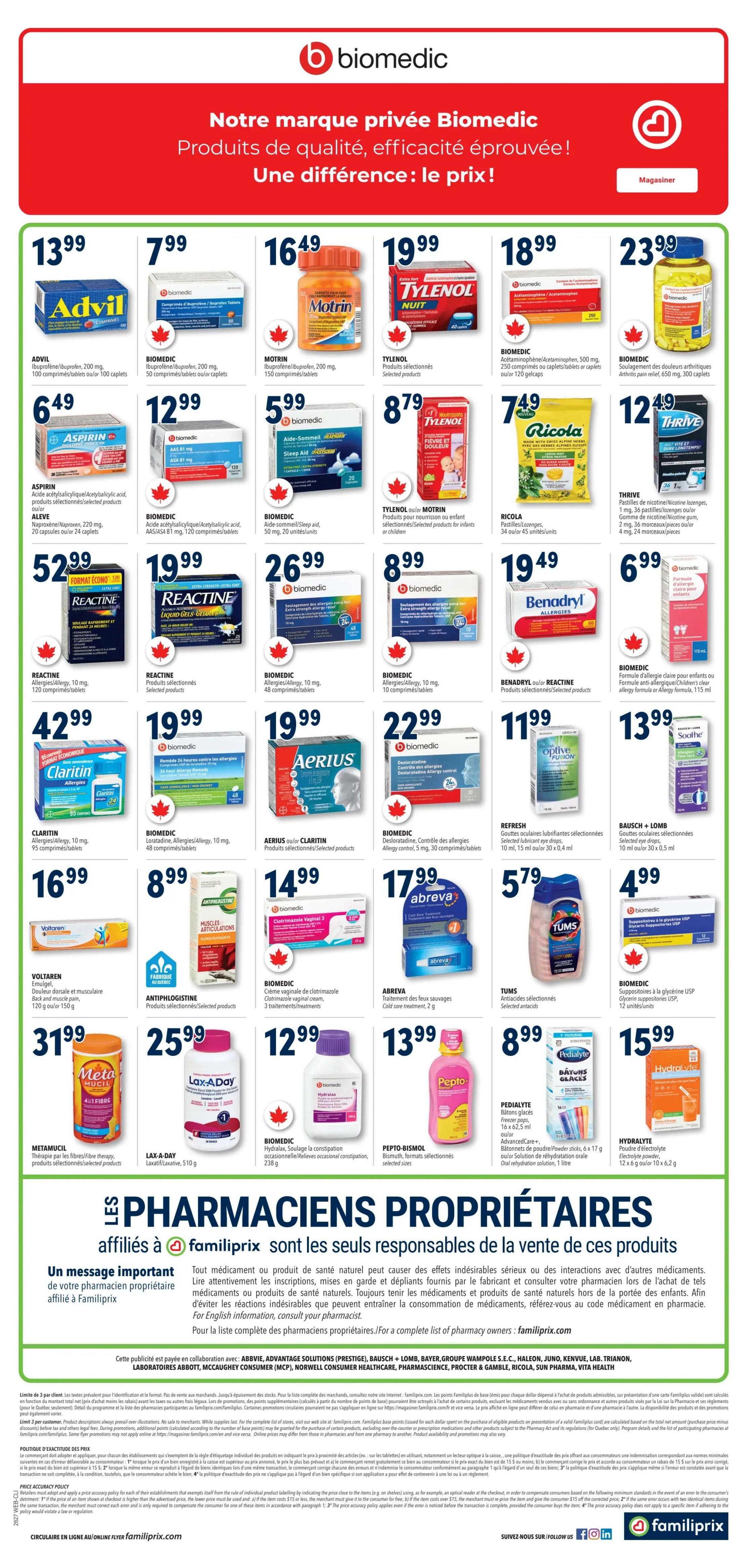 Familiprix - Clinical - Valid from July 2 to 8, 2026 - Page 3