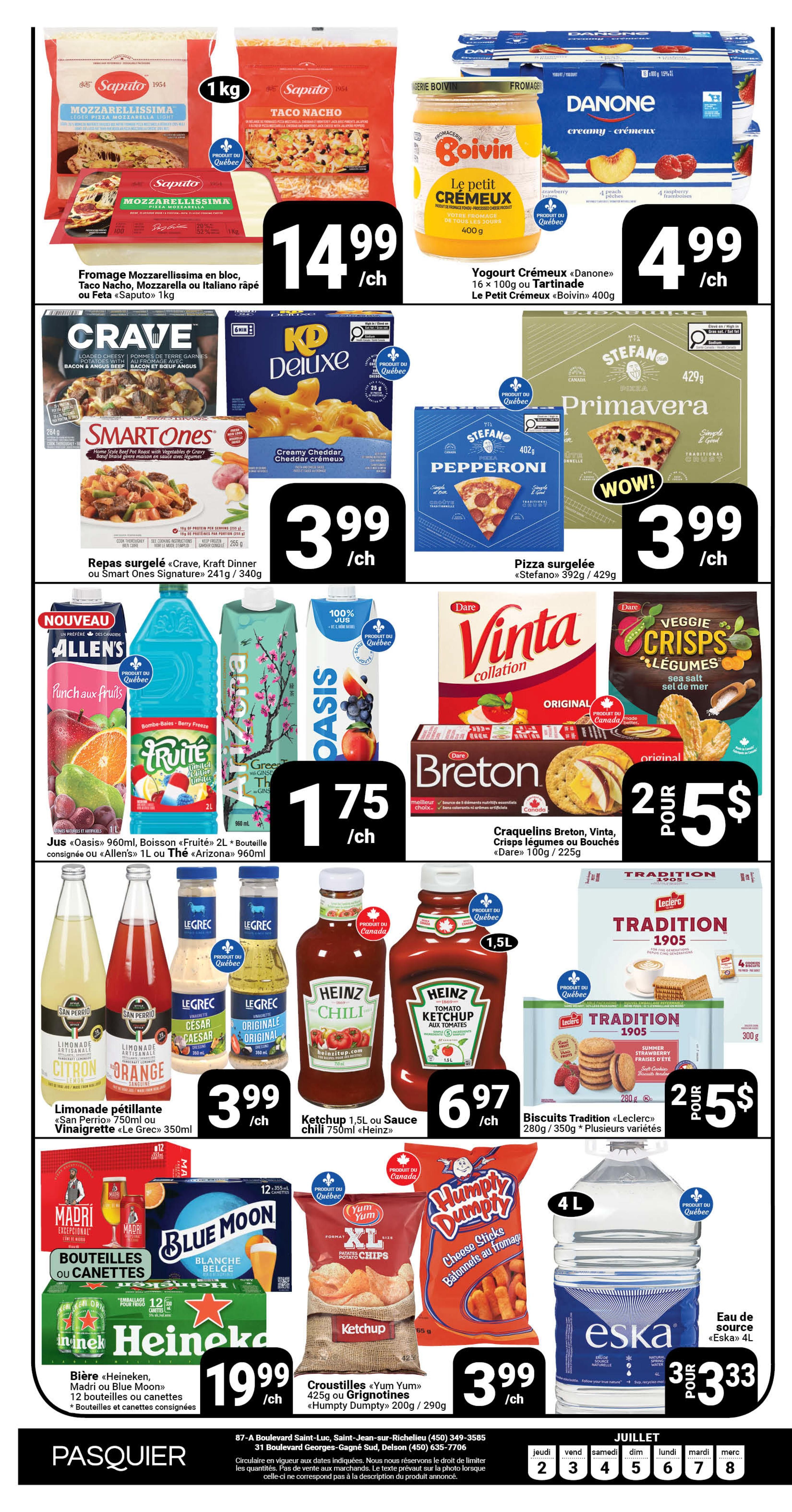 Pasquier - Weekly Flyer Specials - Valid from July 2 to 8, 2026 - Page 9