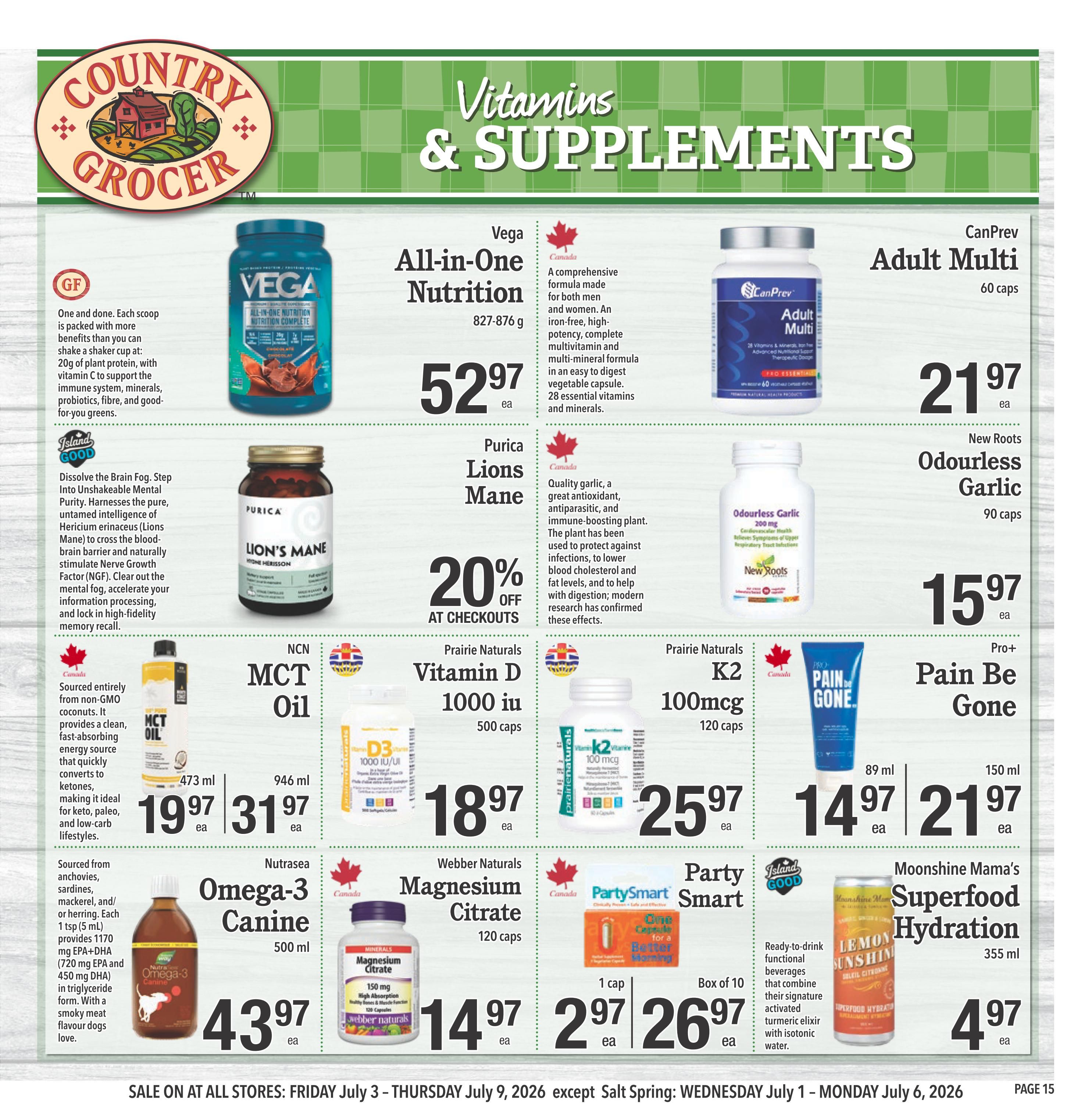 Country Grocer - Weekly Flyer Specials - Valid from July 3 to 9, 2026 - Page 15