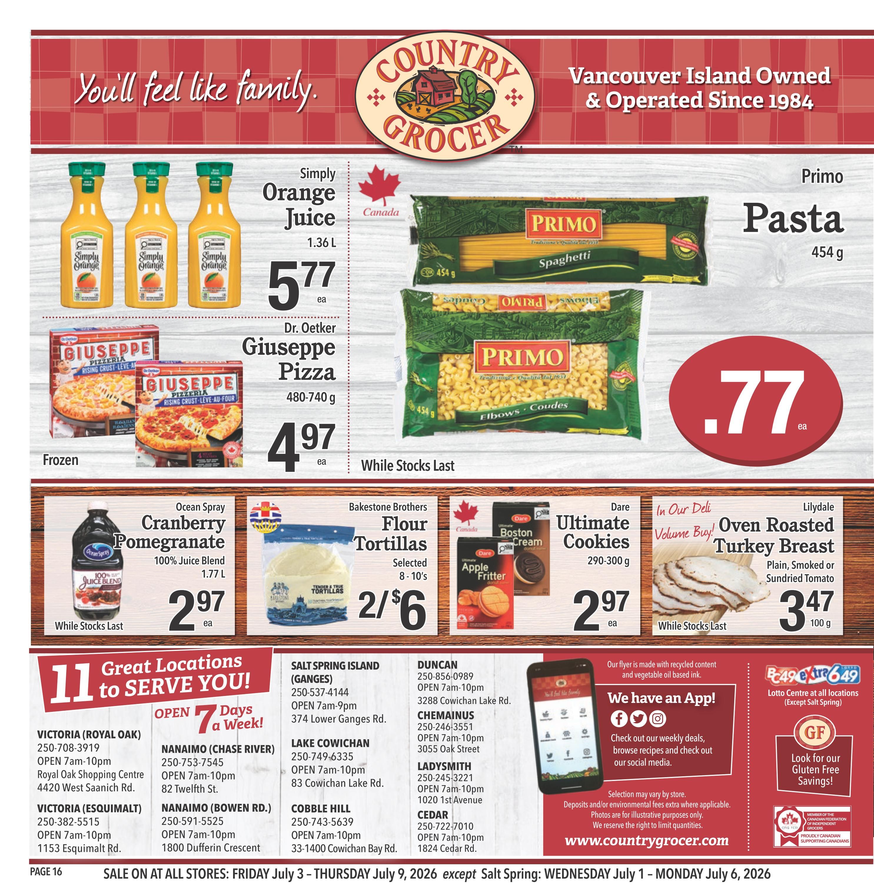 Country Grocer - Weekly Flyer Specials - Valid from July 3 to 9, 2026 - Page 16