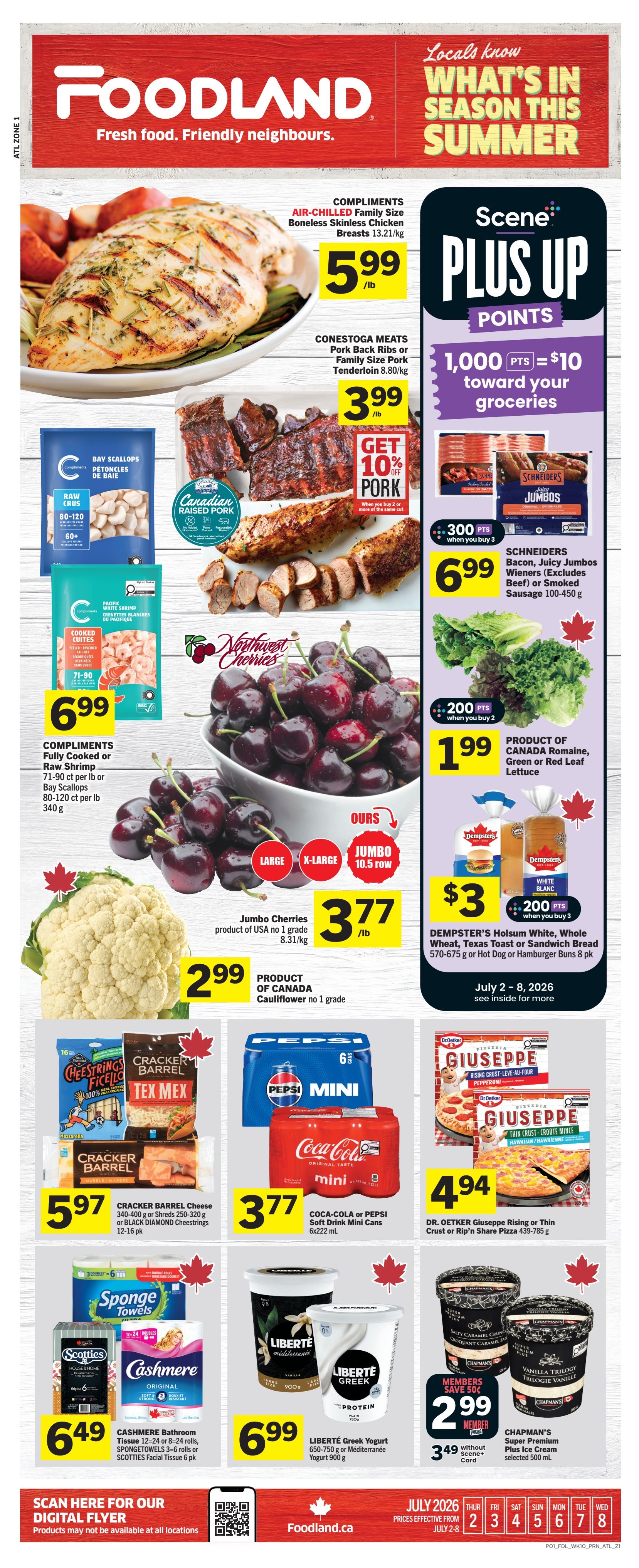 Foodland - Newfoundland - Weekly Flyer Specials - Valid from July 2 to 8, 2026 - Page 1