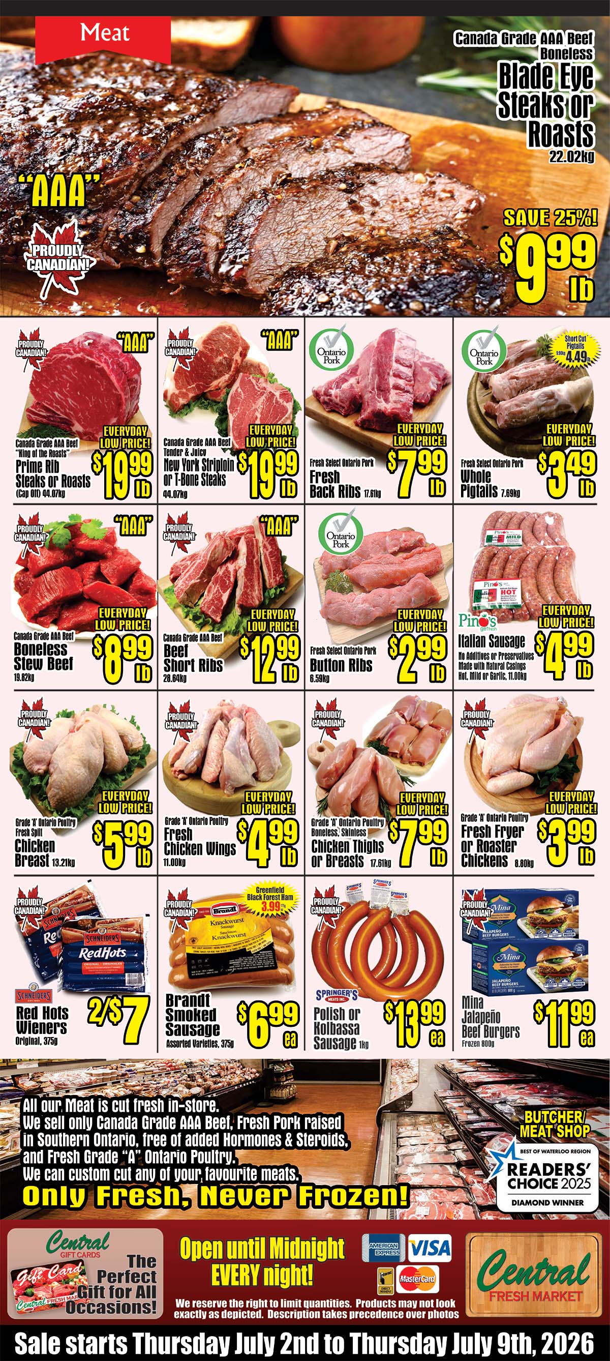 Central Fresh Market - Weekly Flyer Specials - Valid from July 2 to 9, 2026 - Page 3