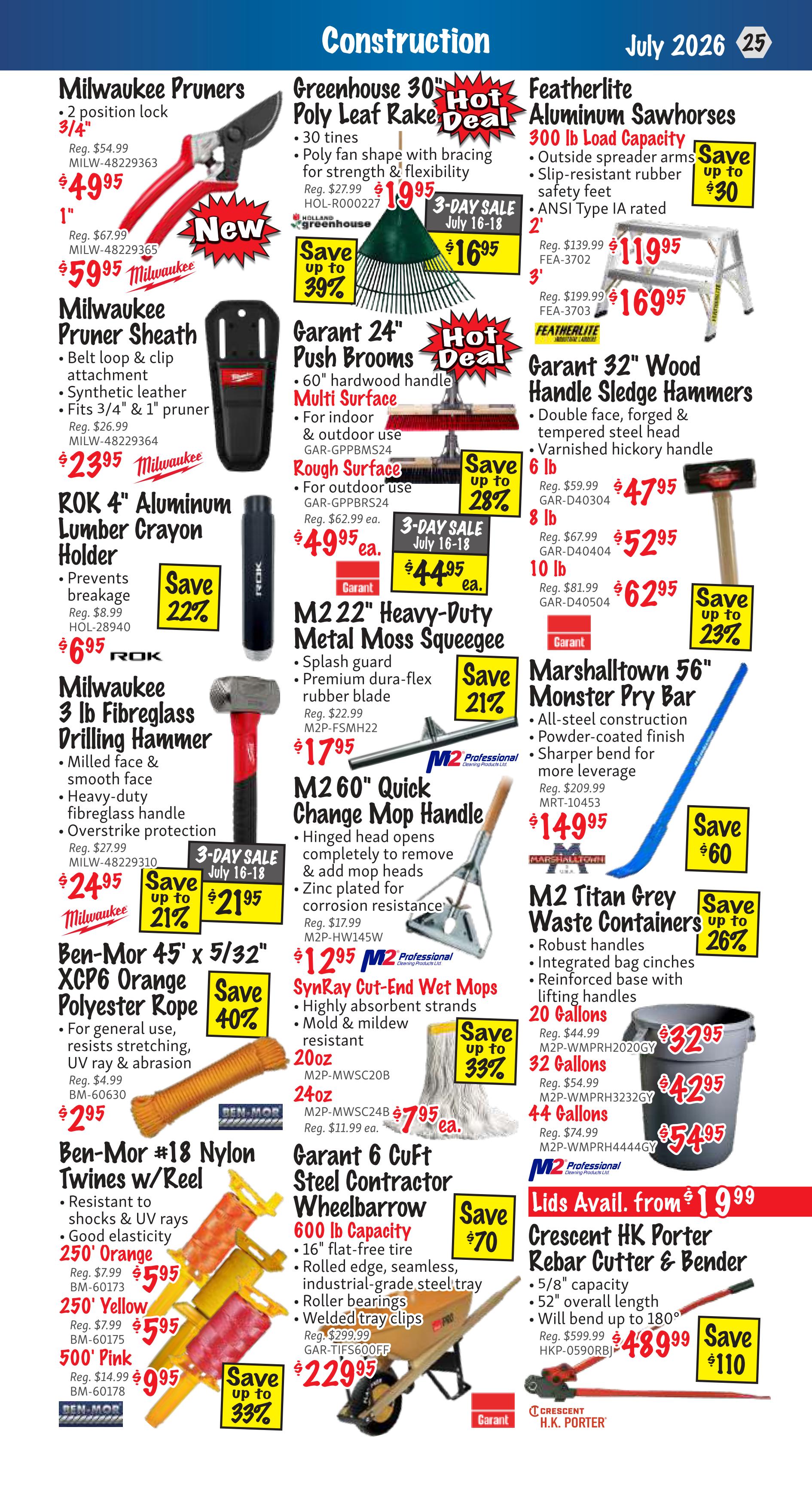 KMS Tools - Flyer Specials - Valid from July 1 to 31, 2026 - Page 25