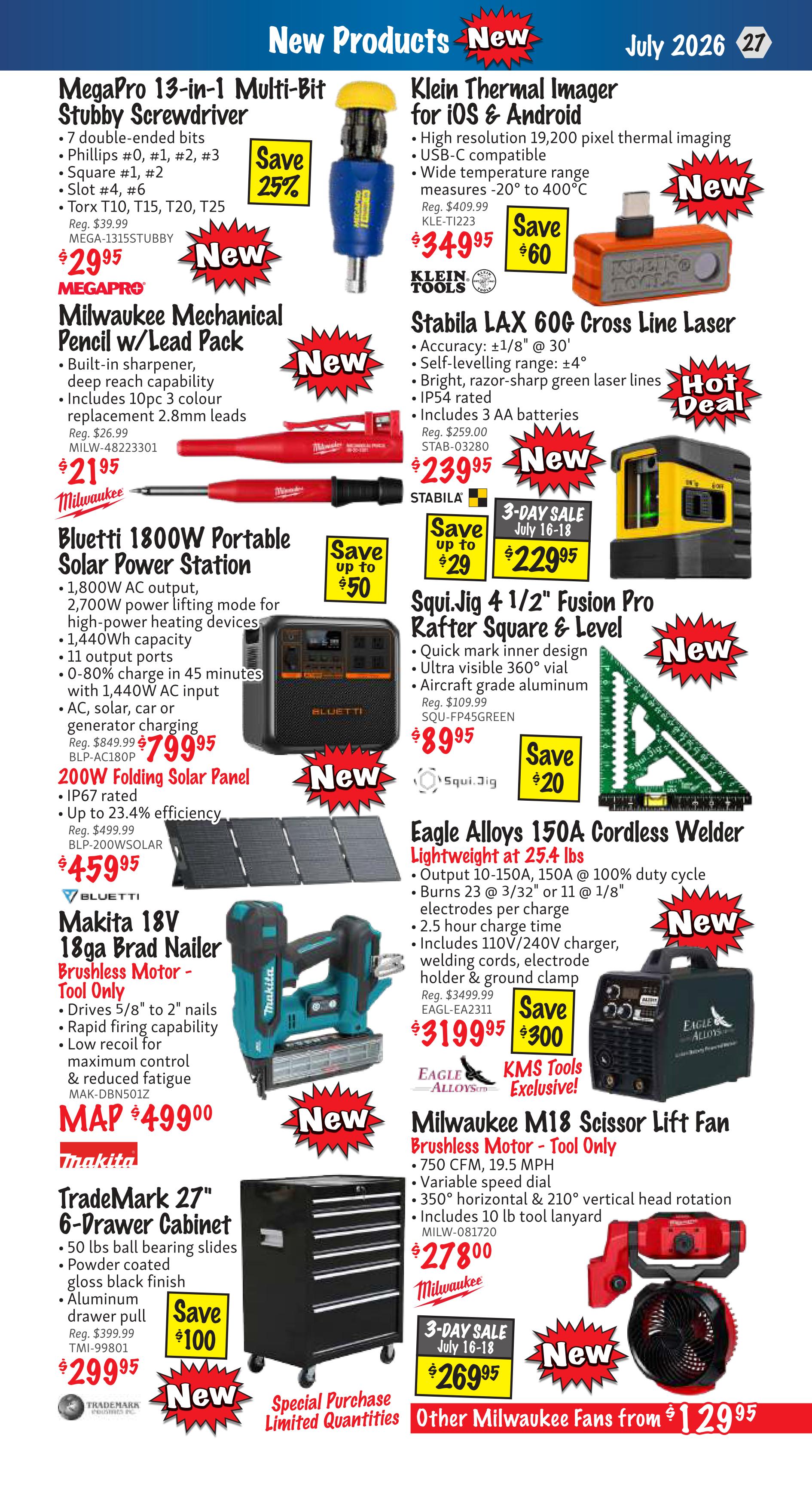 KMS Tools - Flyer Specials - Valid from July 1 to 31, 2026 - Page 27