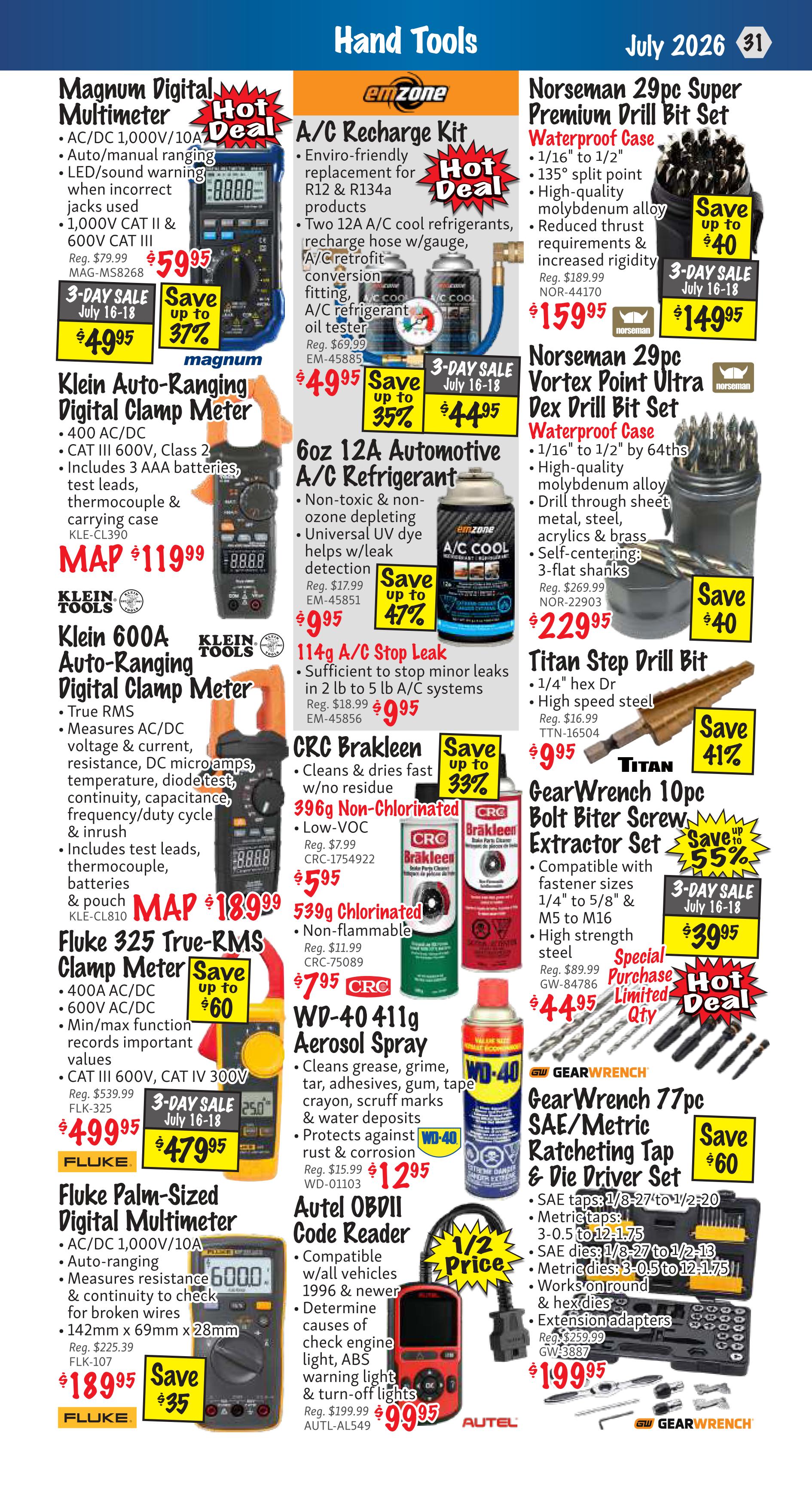 KMS Tools - Flyer Specials - Valid from July 1 to 31, 2026 - Page 31