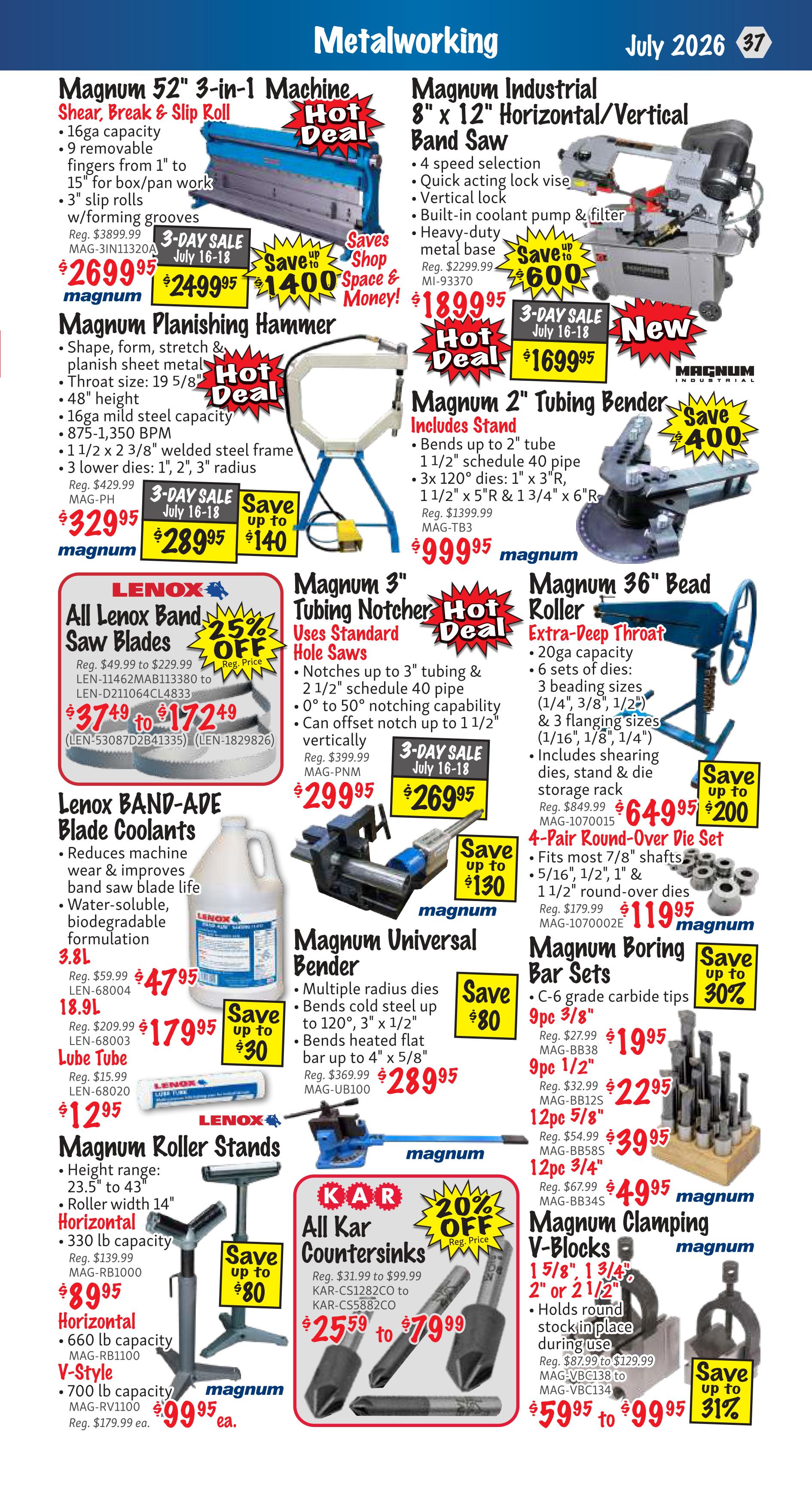 KMS Tools - Flyer Specials - Valid from July 1 to 31, 2026 - Page 37
