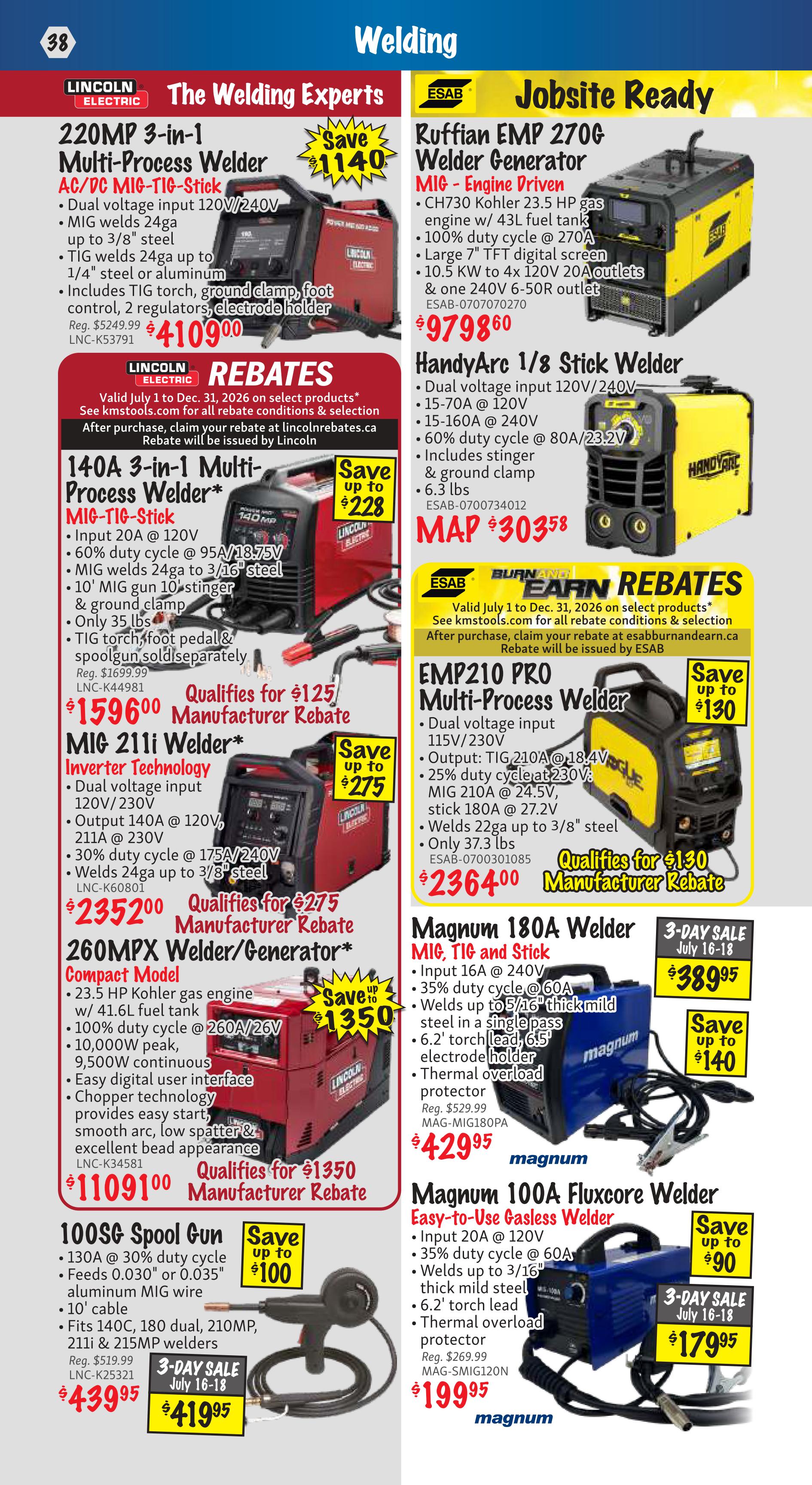 KMS Tools - Flyer Specials - Valid from July 1 to 31, 2026 - Page 38
