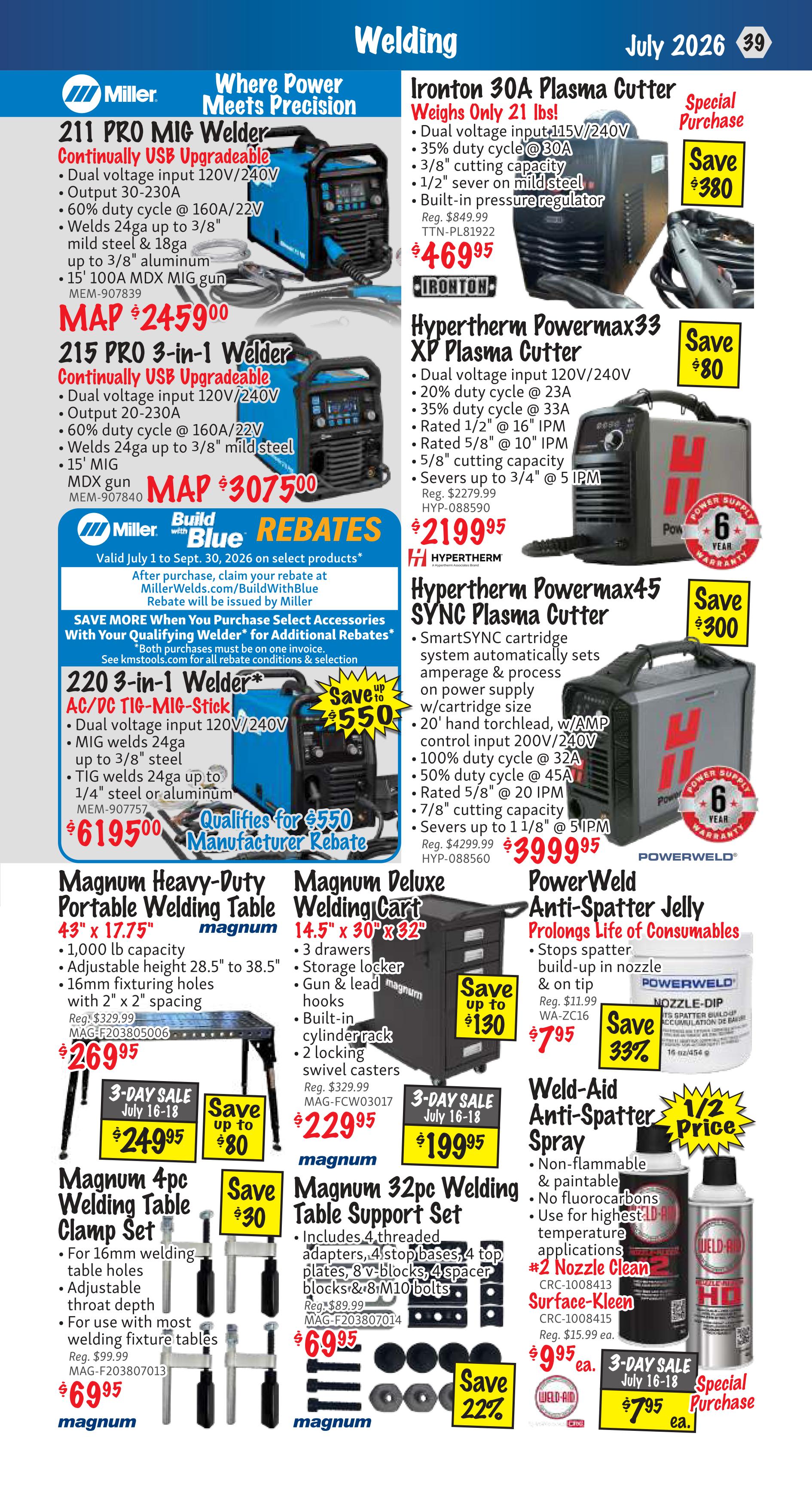 KMS Tools - Flyer Specials - Valid from July 1 to 31, 2026 - Page 39