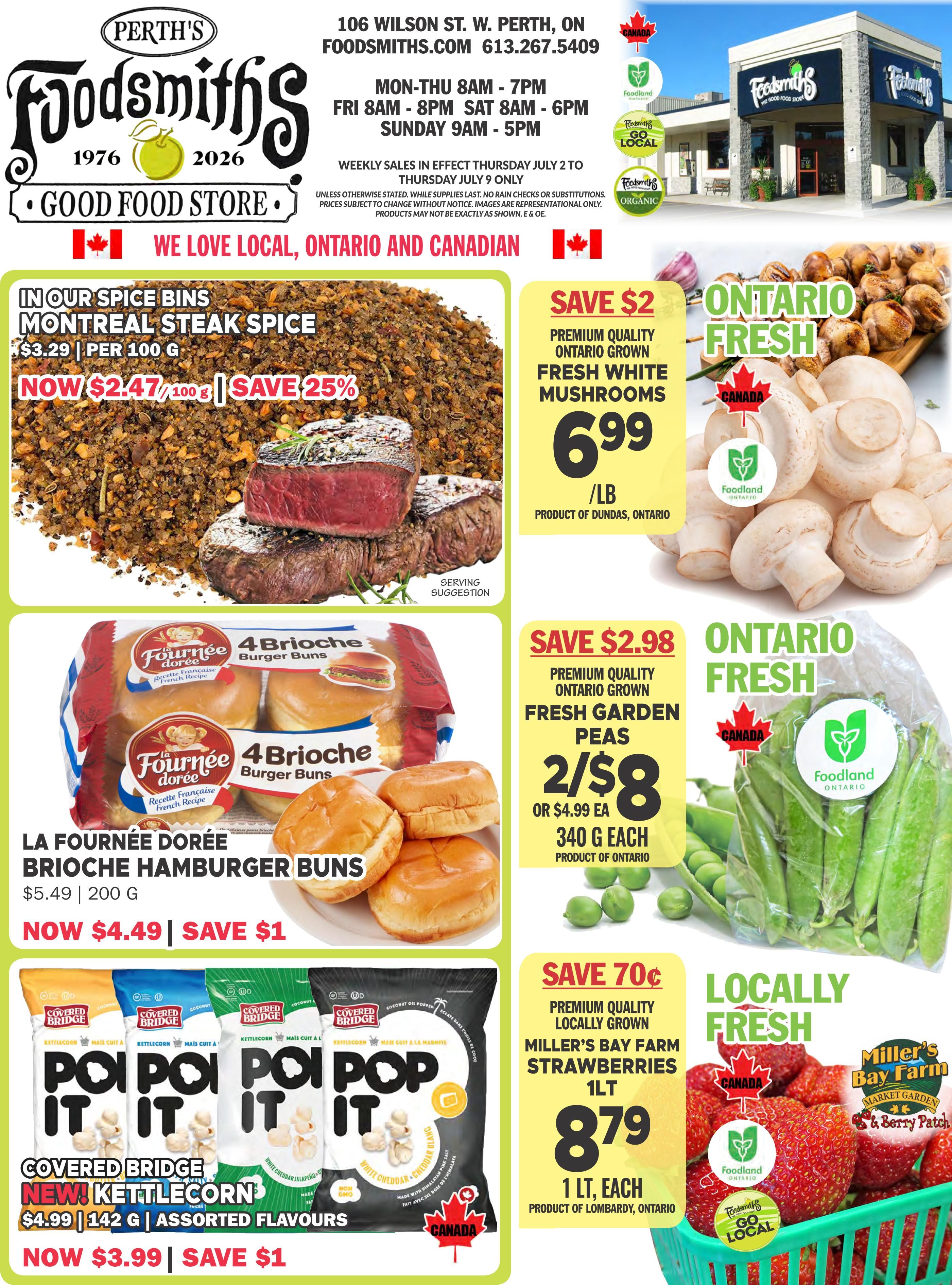 Foodsmiths - Weekly Flyer Specials - Valid from July 2 to 9, 2026 - Page 1