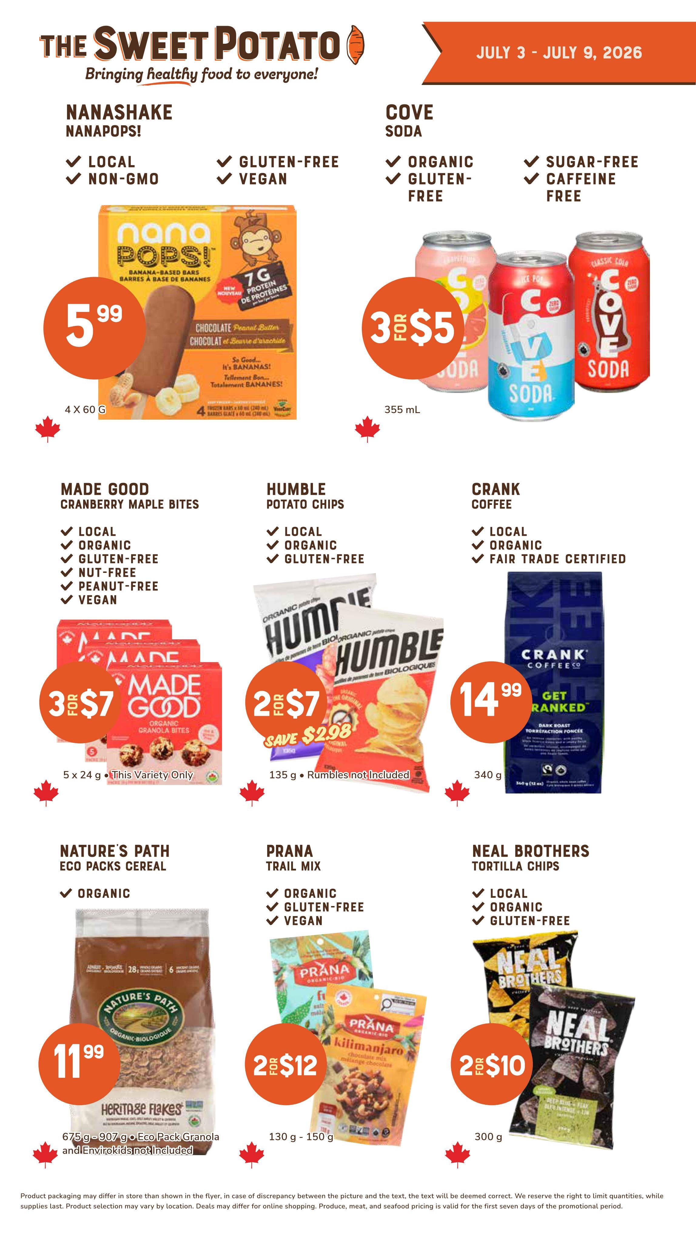 The Sweet Potato - Weekly Flyer Specials - Valid from July 3 to 9, 2026 - Page 3