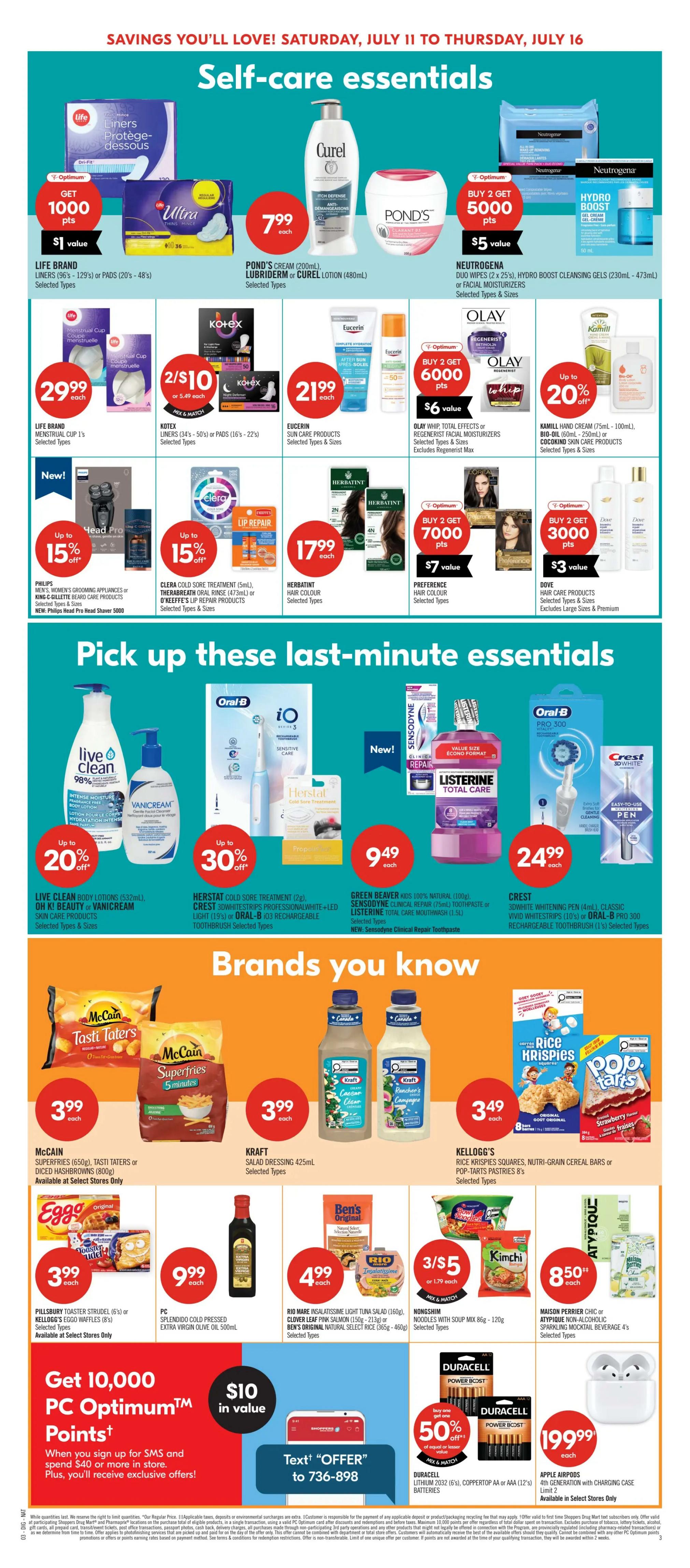 Shoppers Drug Mart - Atlantic - Weekly Flyer Specials - Valid from July 11 to 16, 2026 - Page 15