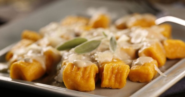Sweet Potato Gnocchi with Sage Cream Sauce