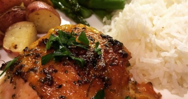 Easy Garlic Broiled Chicken