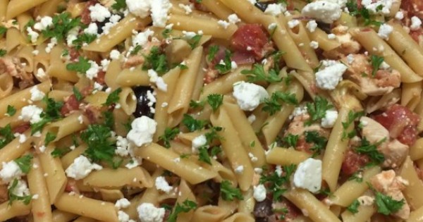 Greek Penne and Chicken