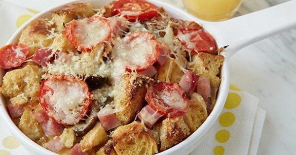 Ham and Cheese Breakfast Casserole