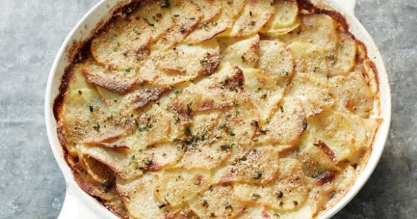 Garlic Potato Gratin