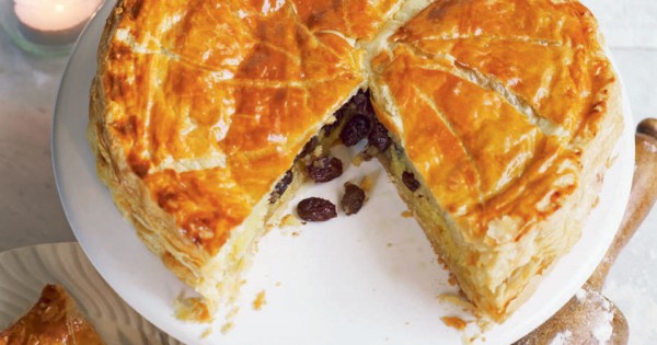 Rum and raisin galette des rois