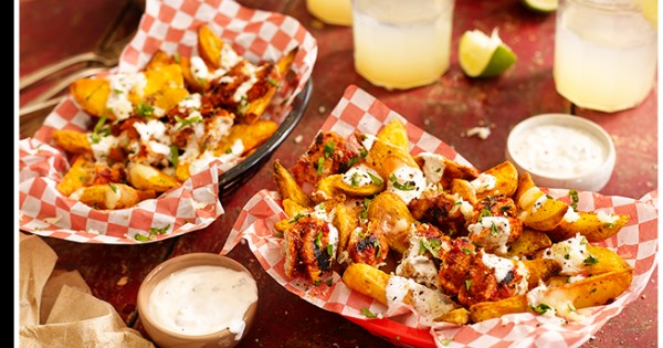 Summer Fresh Tzatziki Mozzarella McCain® Spicy Wedges & Ribs