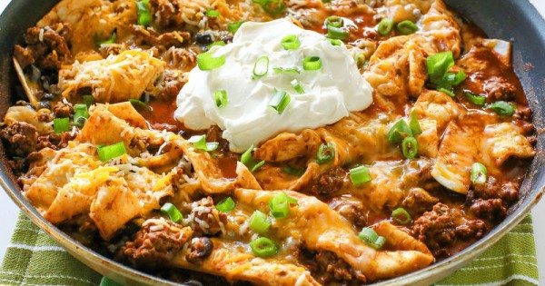 Easy Beef Burrito Skillet