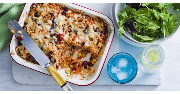 Mexican Chicken Noodle Bake